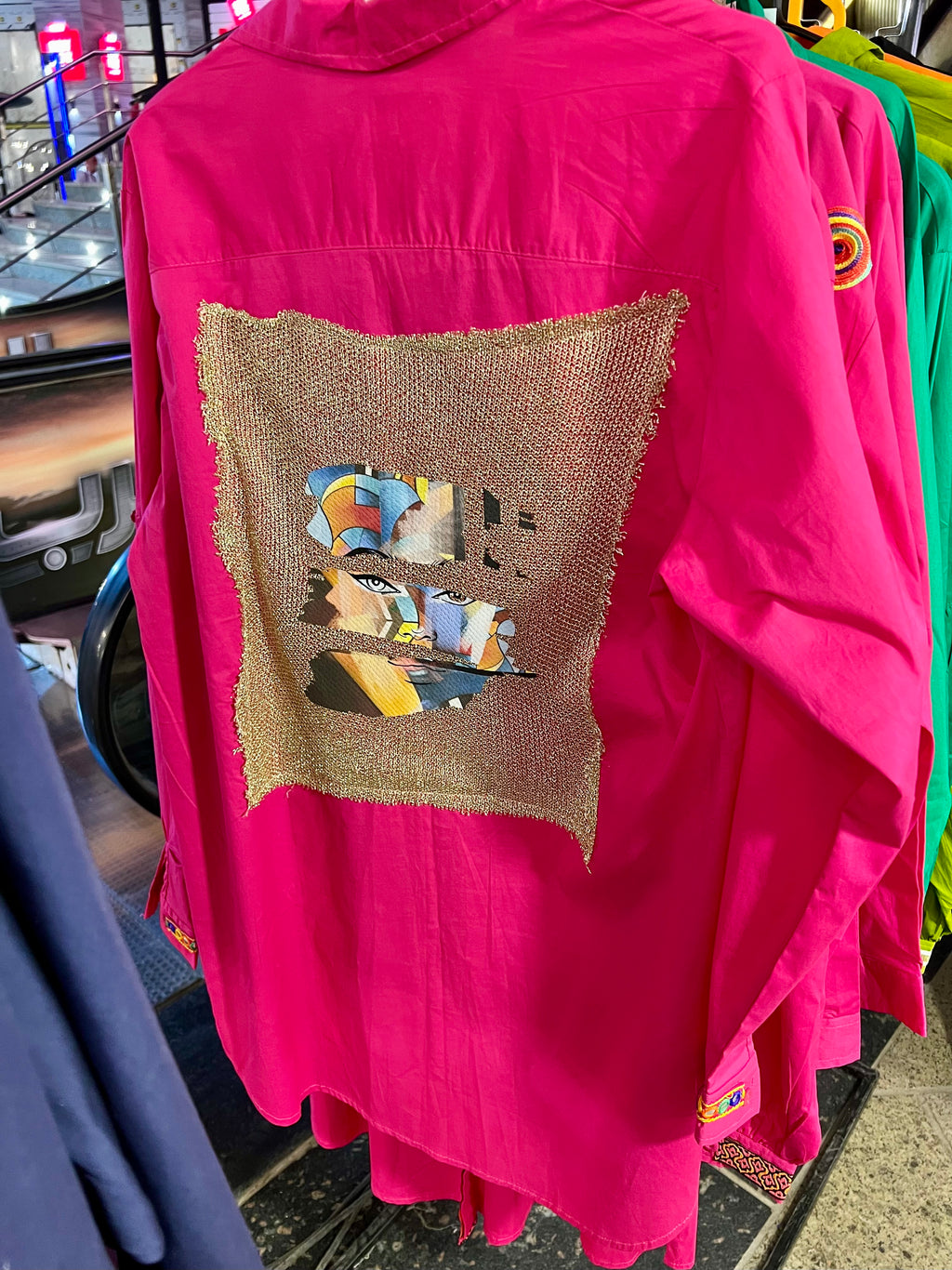Flowery O.S Popline Shirt