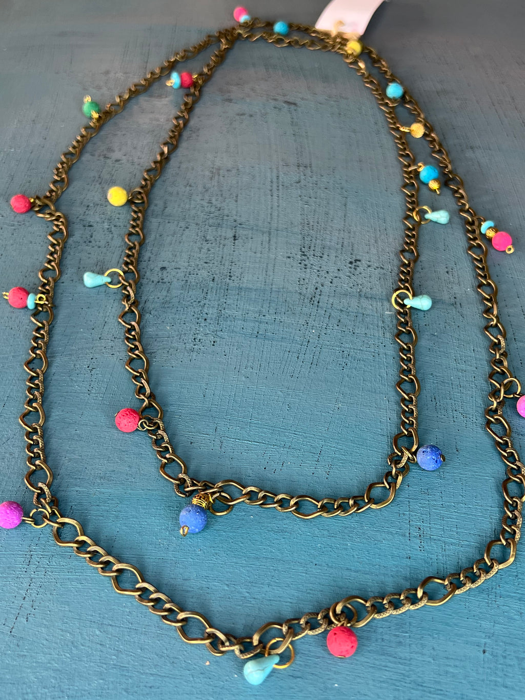 layered oxidized necklacec