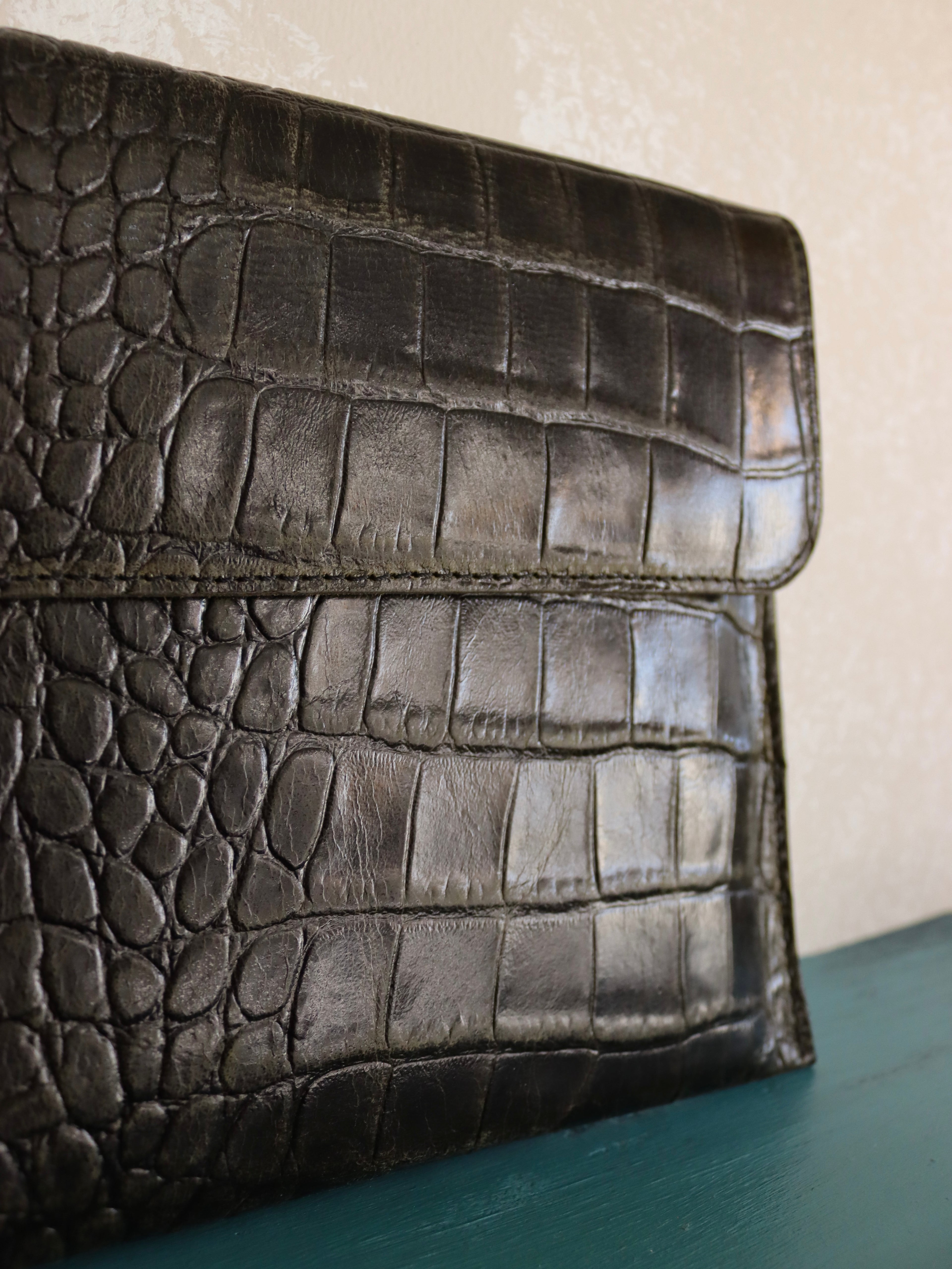 Crocodile Clutch Rectangle