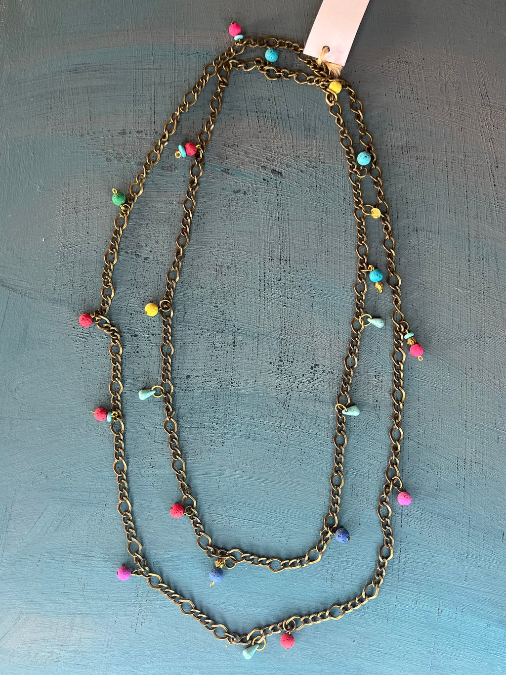 layered oxidized necklacec