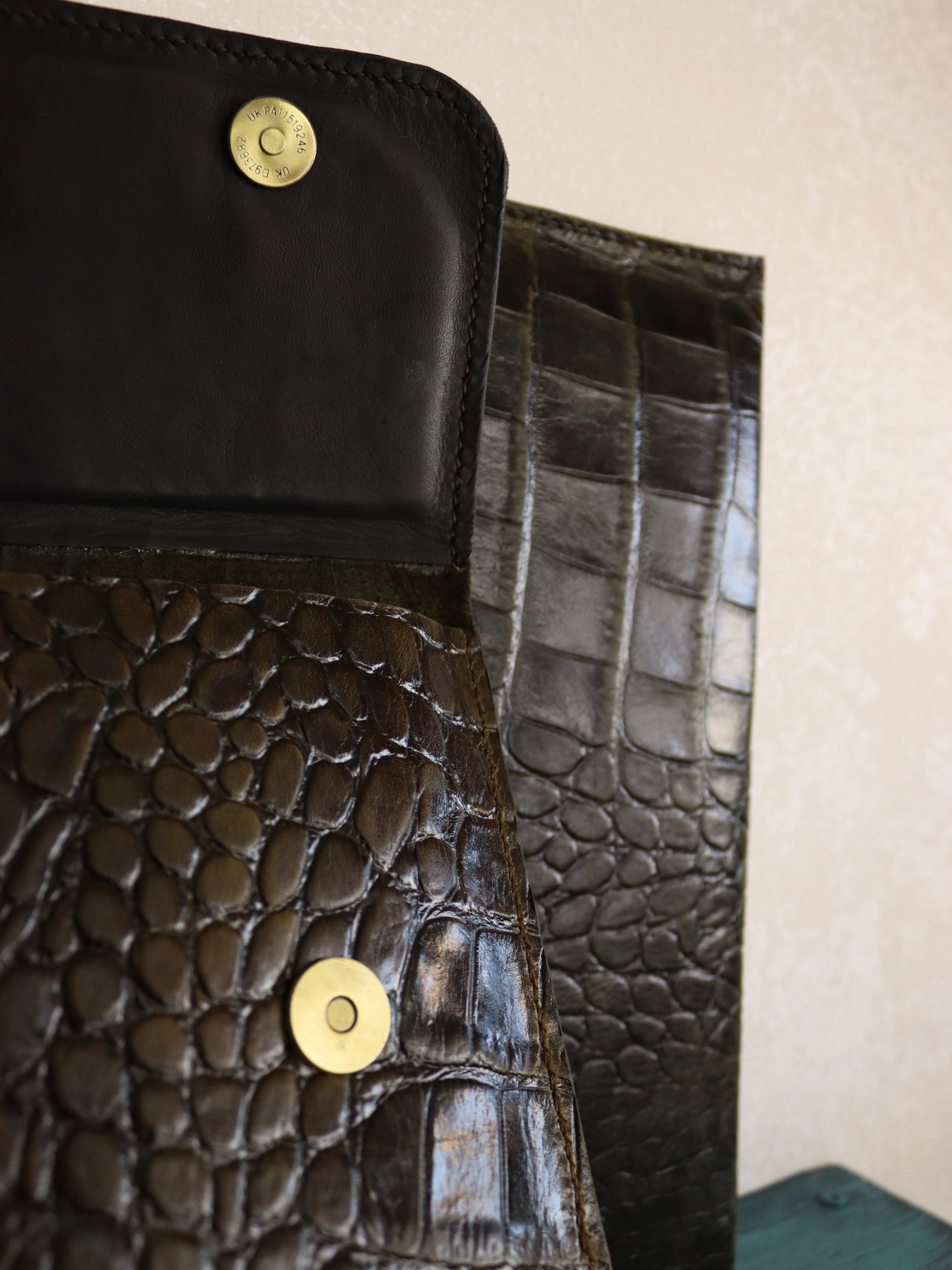 Crocodile Clutch Rectangle