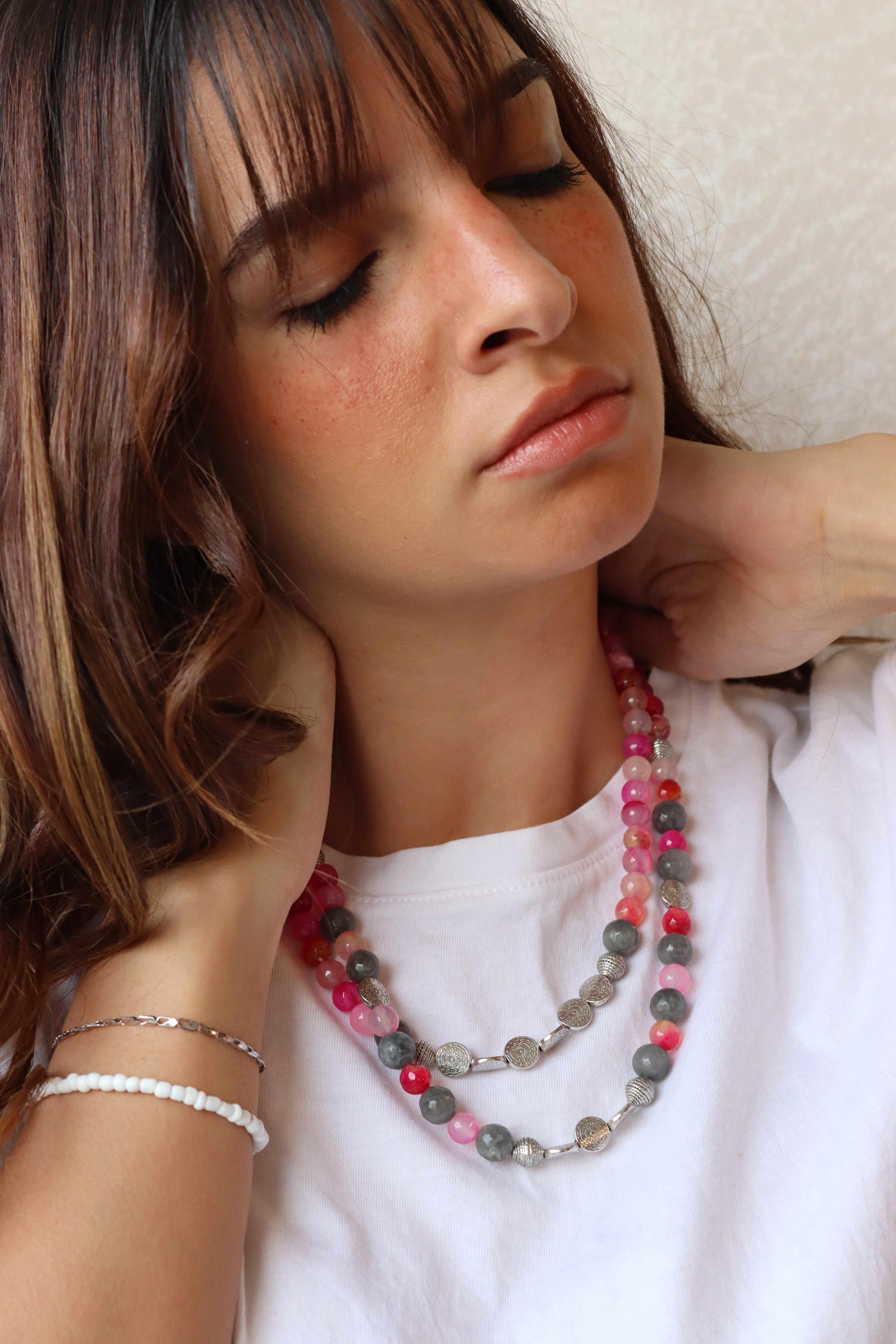 قطرات وردية