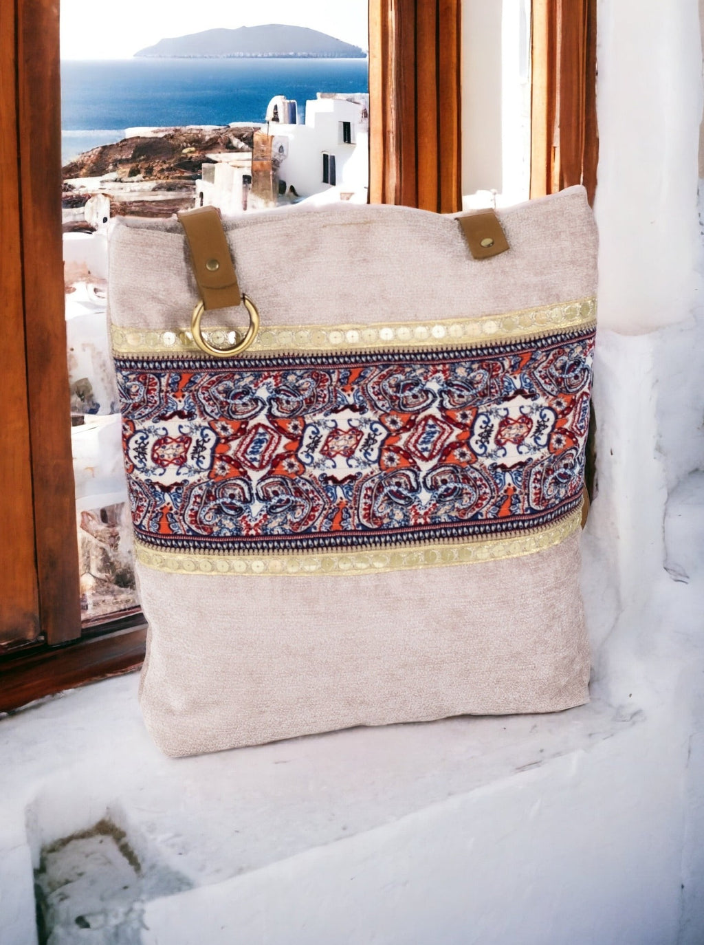 Beige Accessories Handbag style 4