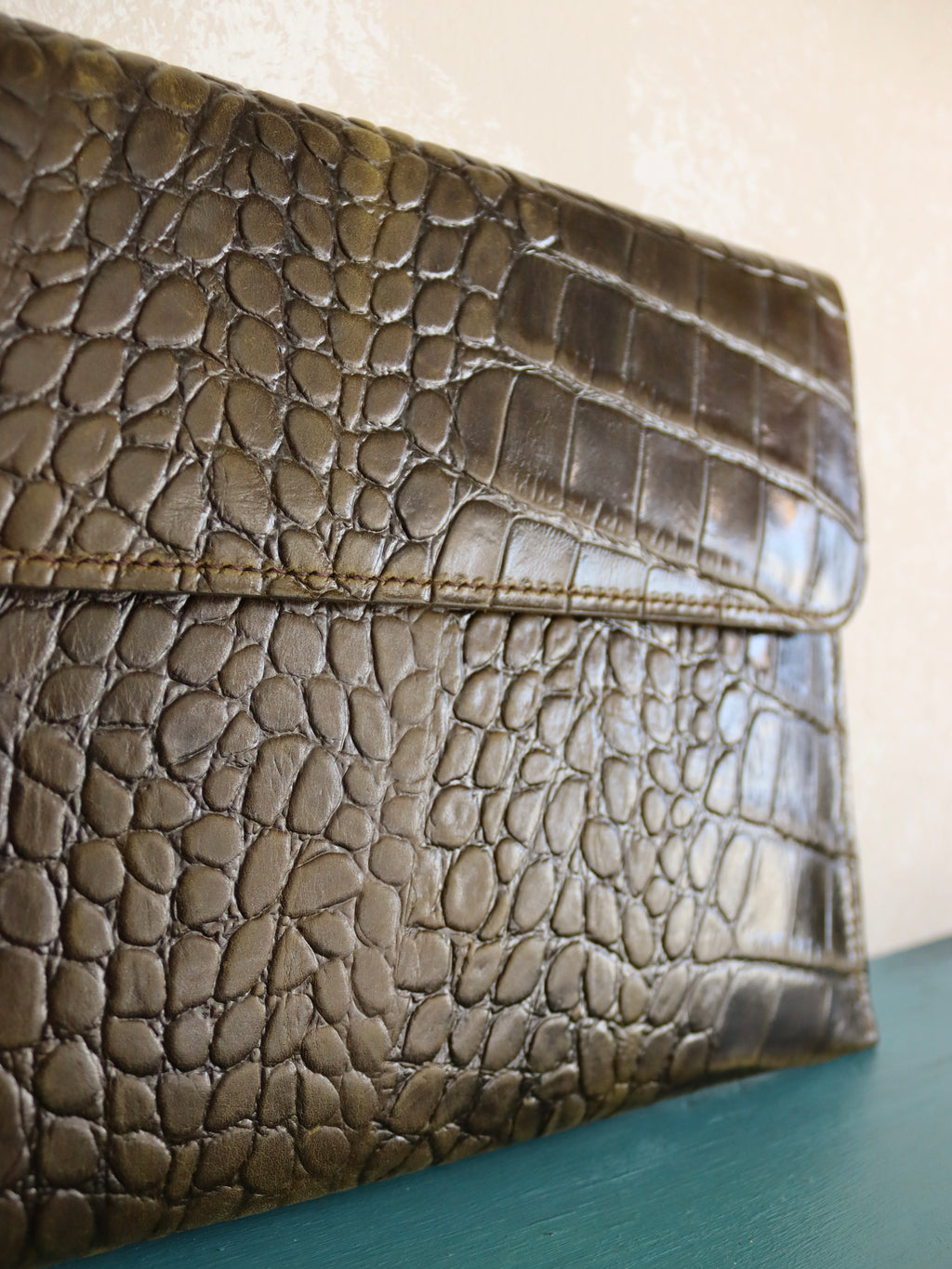 Crocodile Clutch Rectangle