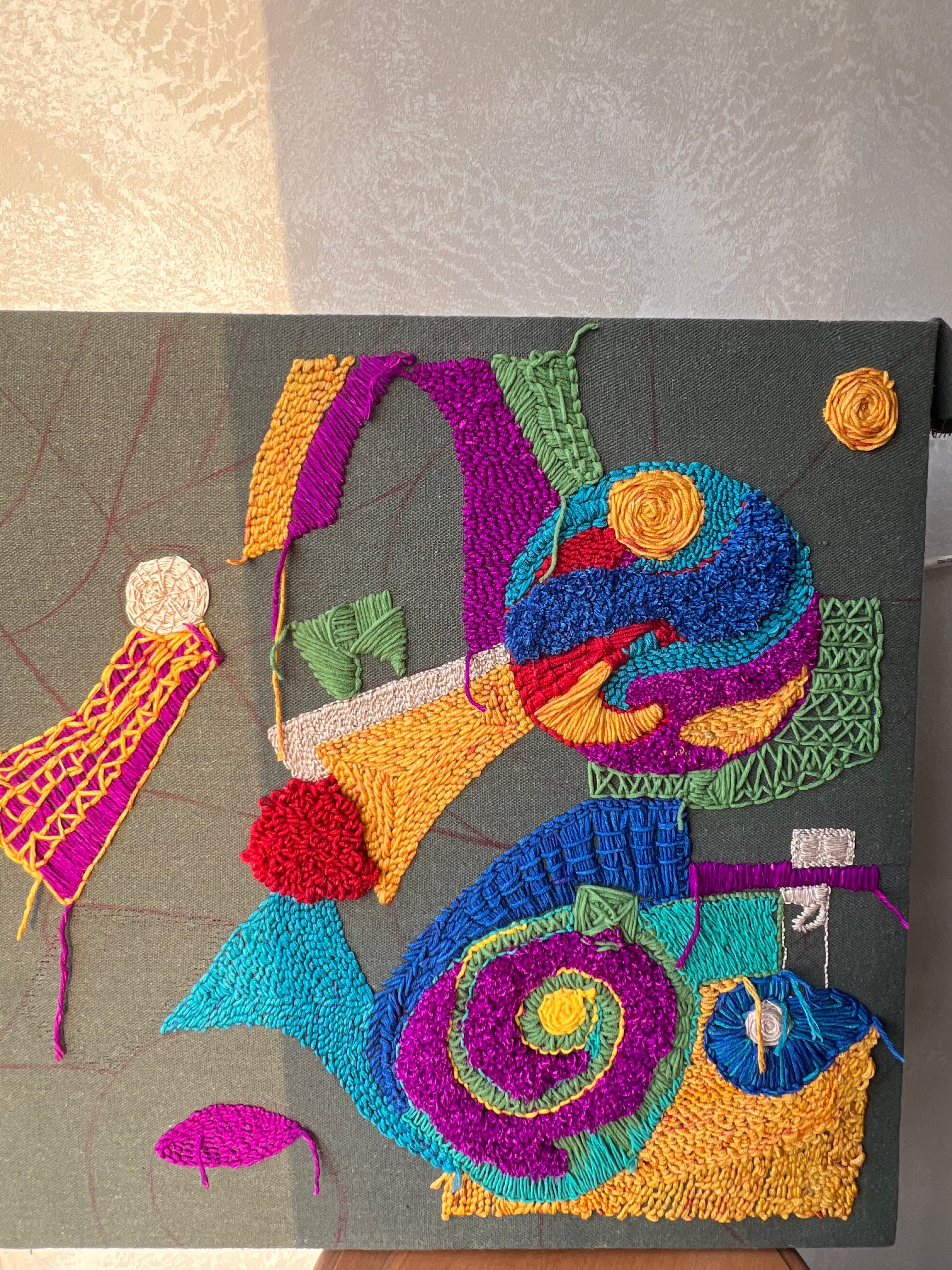 Punch Needle workshop ورشة إبرة النفاش