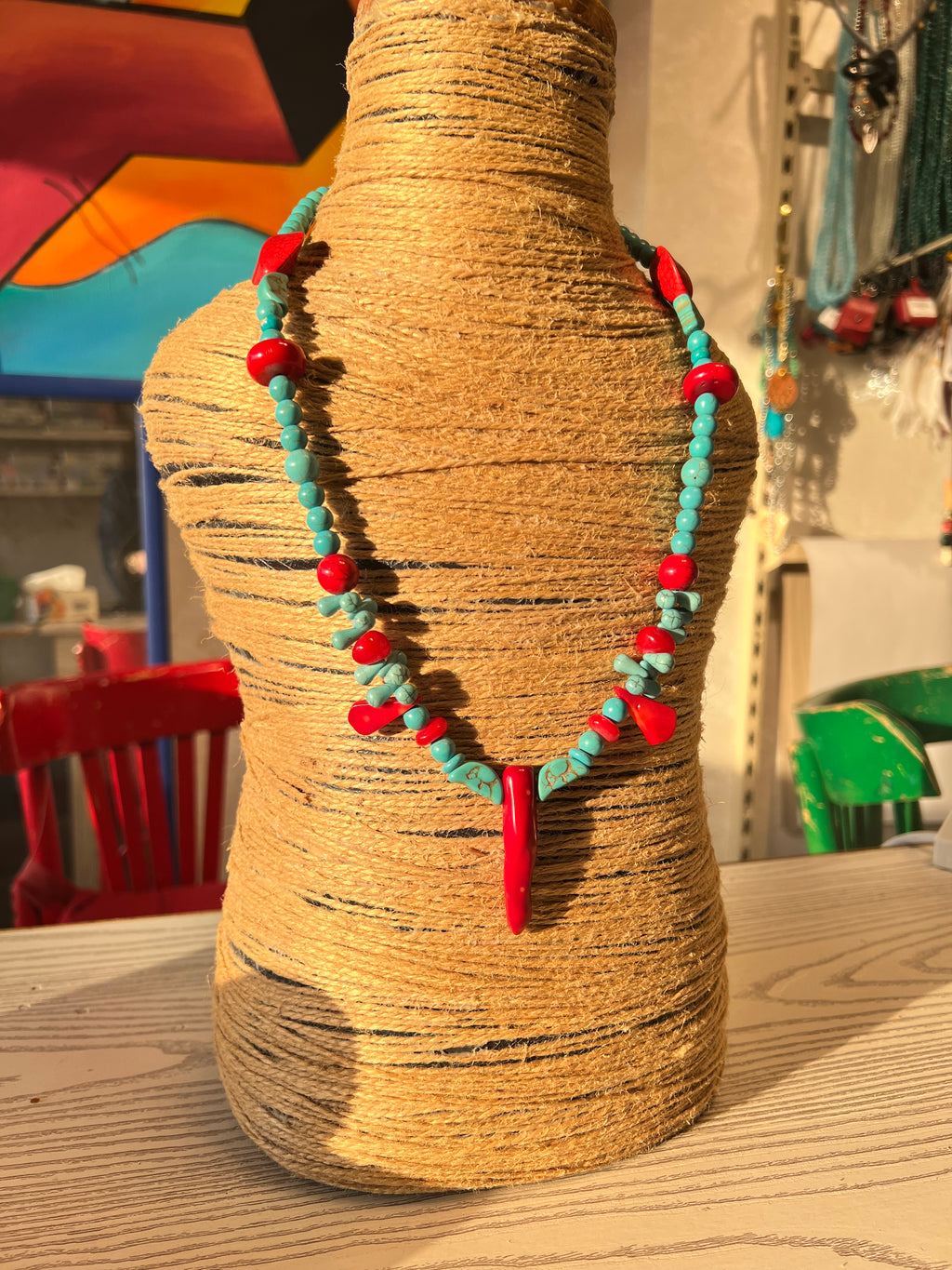 fayrouz and morgan stone necklace J264