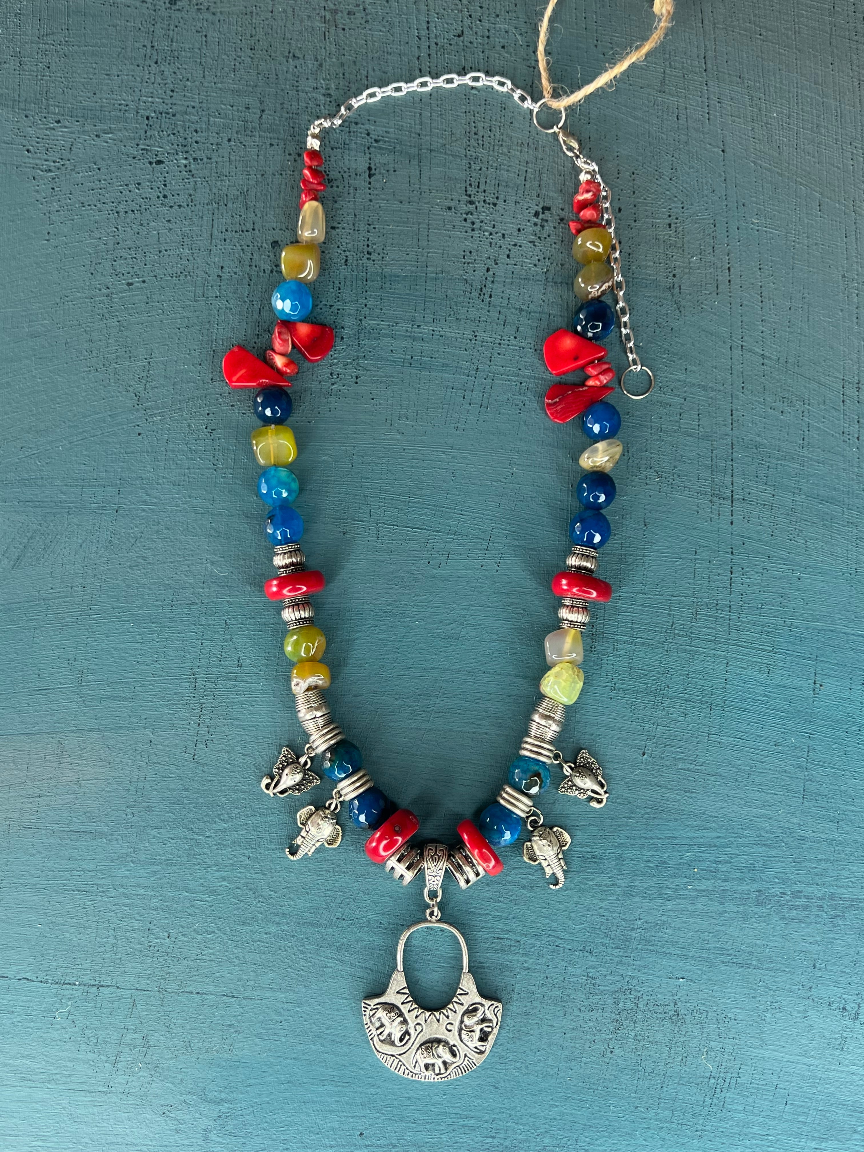 Elephant Herd necklace