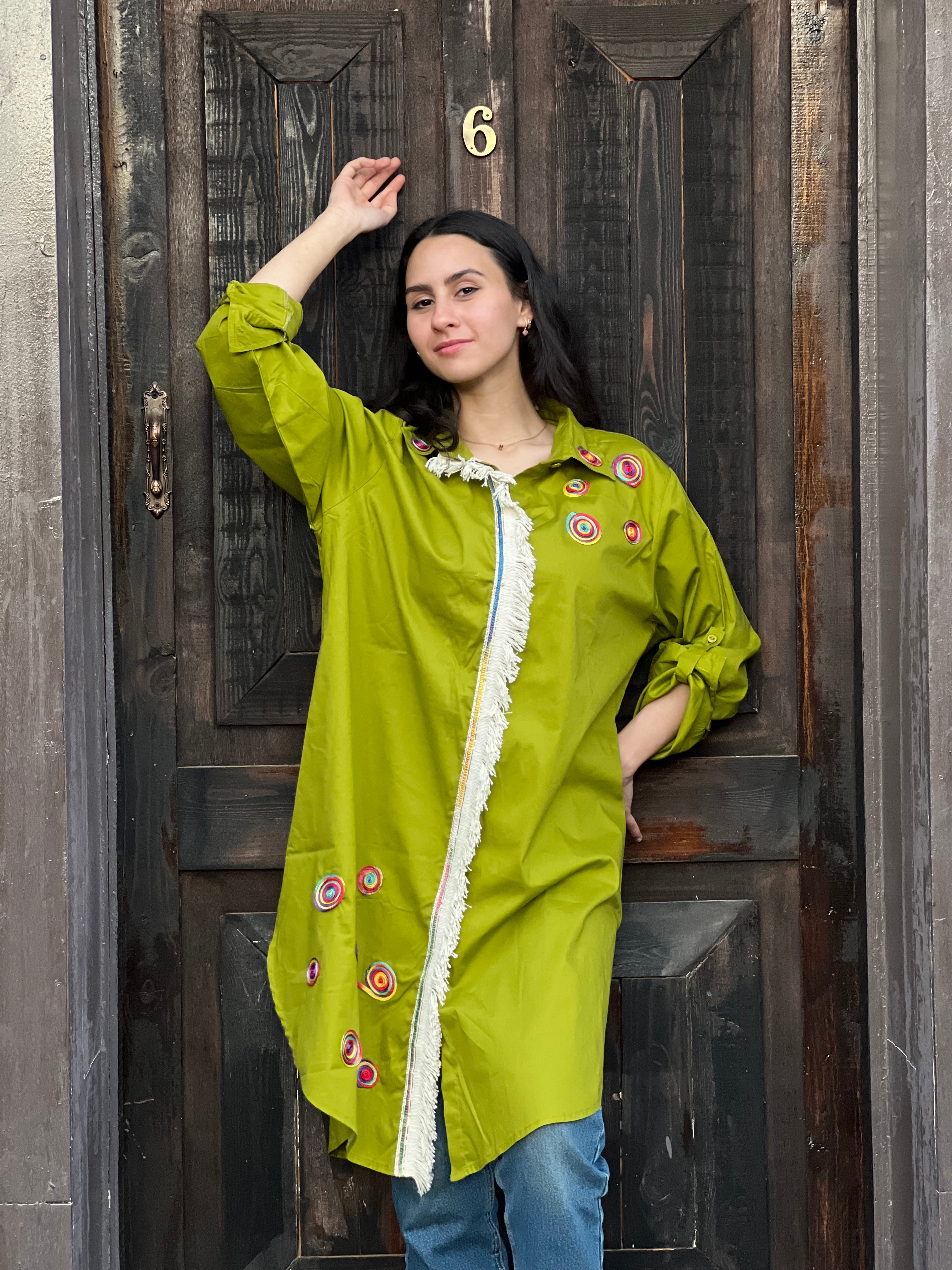 Green L.Popline Shirt