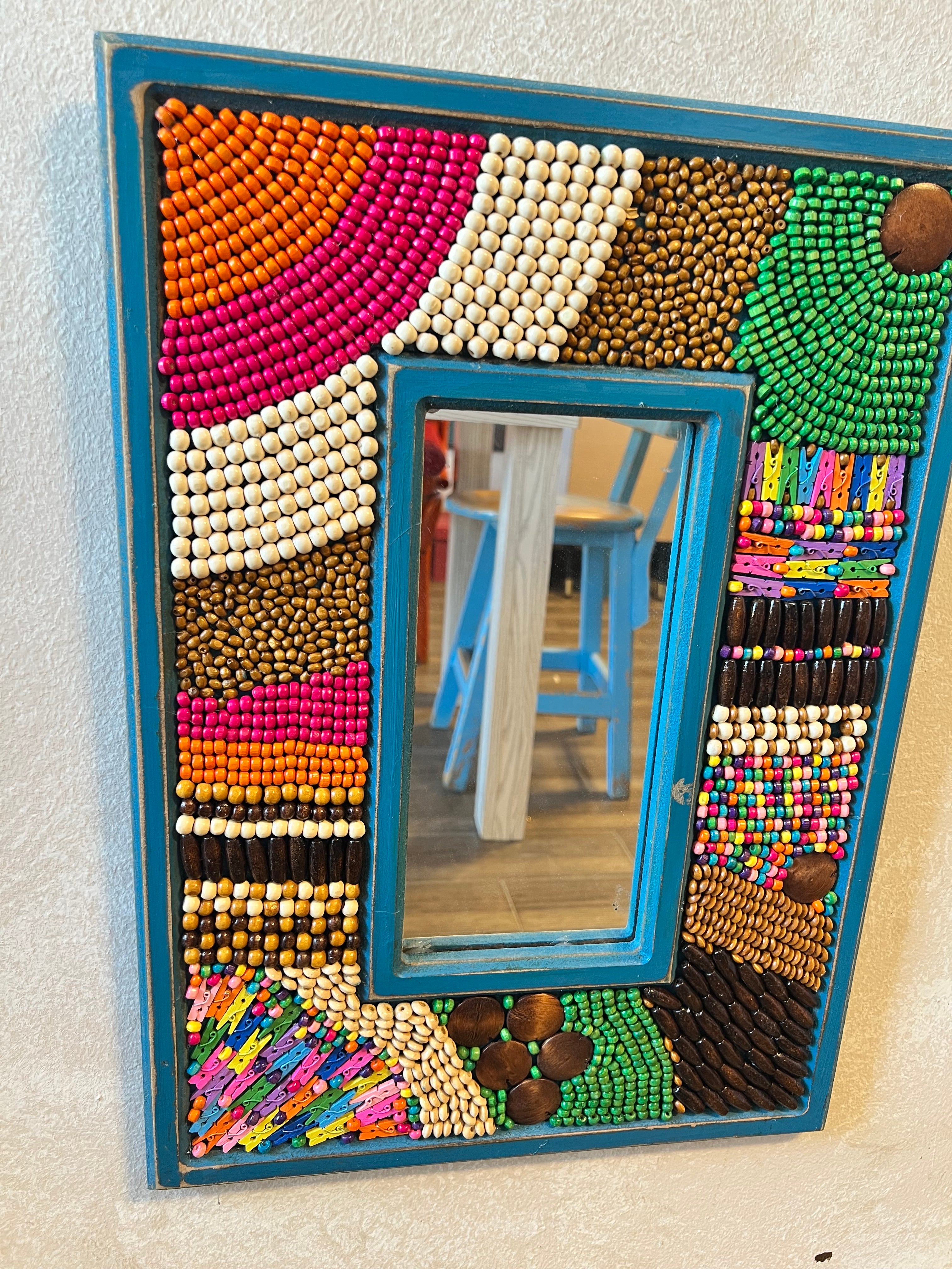 Blue Mosaic Mirror 50*35cm