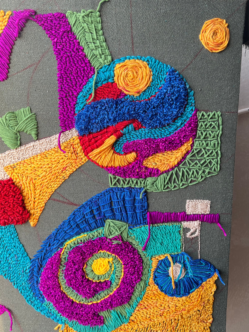 Punch Needle workshop ورشة إبرة النفاش