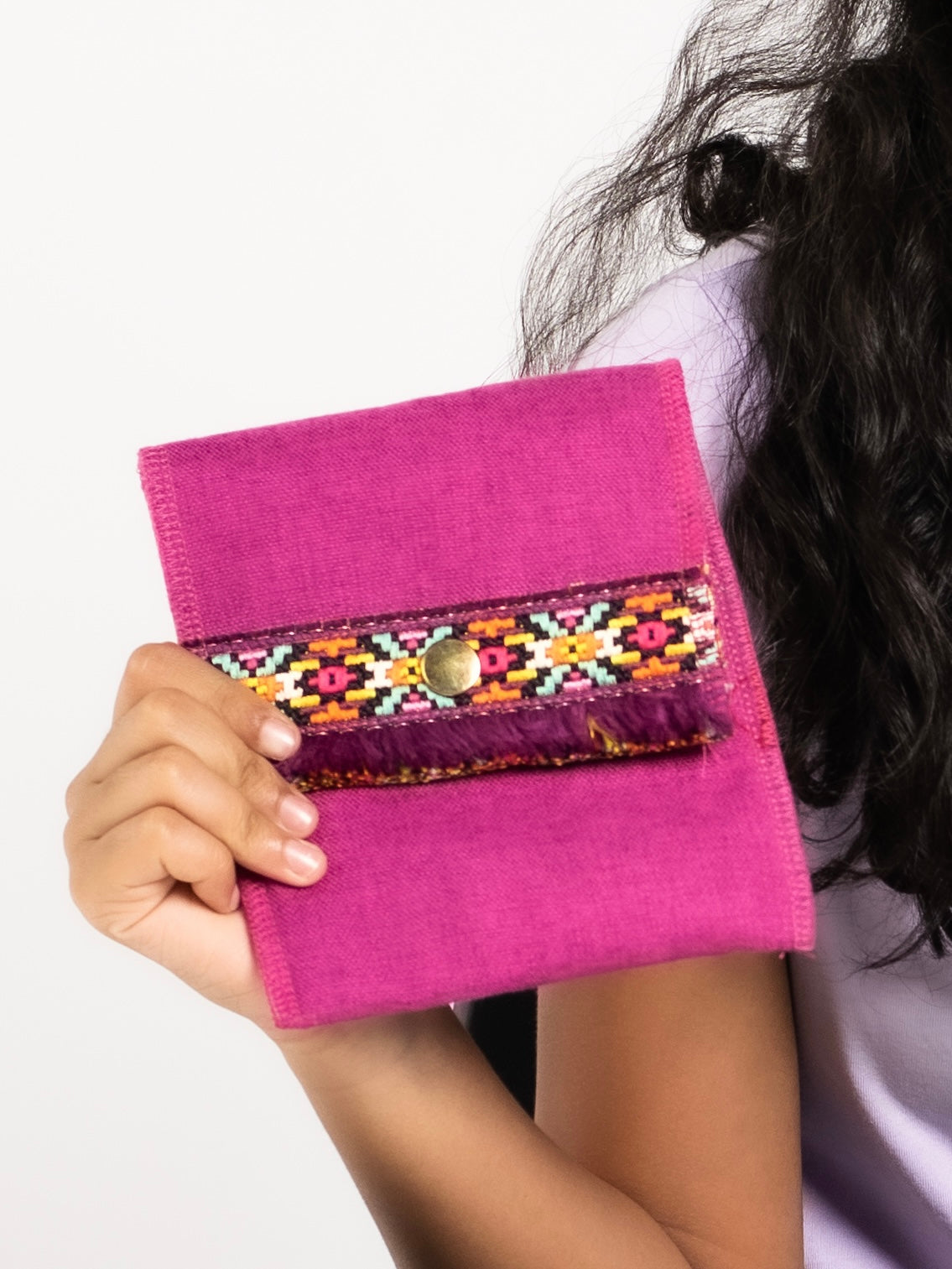 Small Pink Fabric Bag
