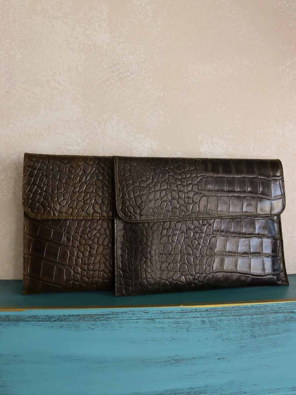 Crocodile Clutch Rectangle