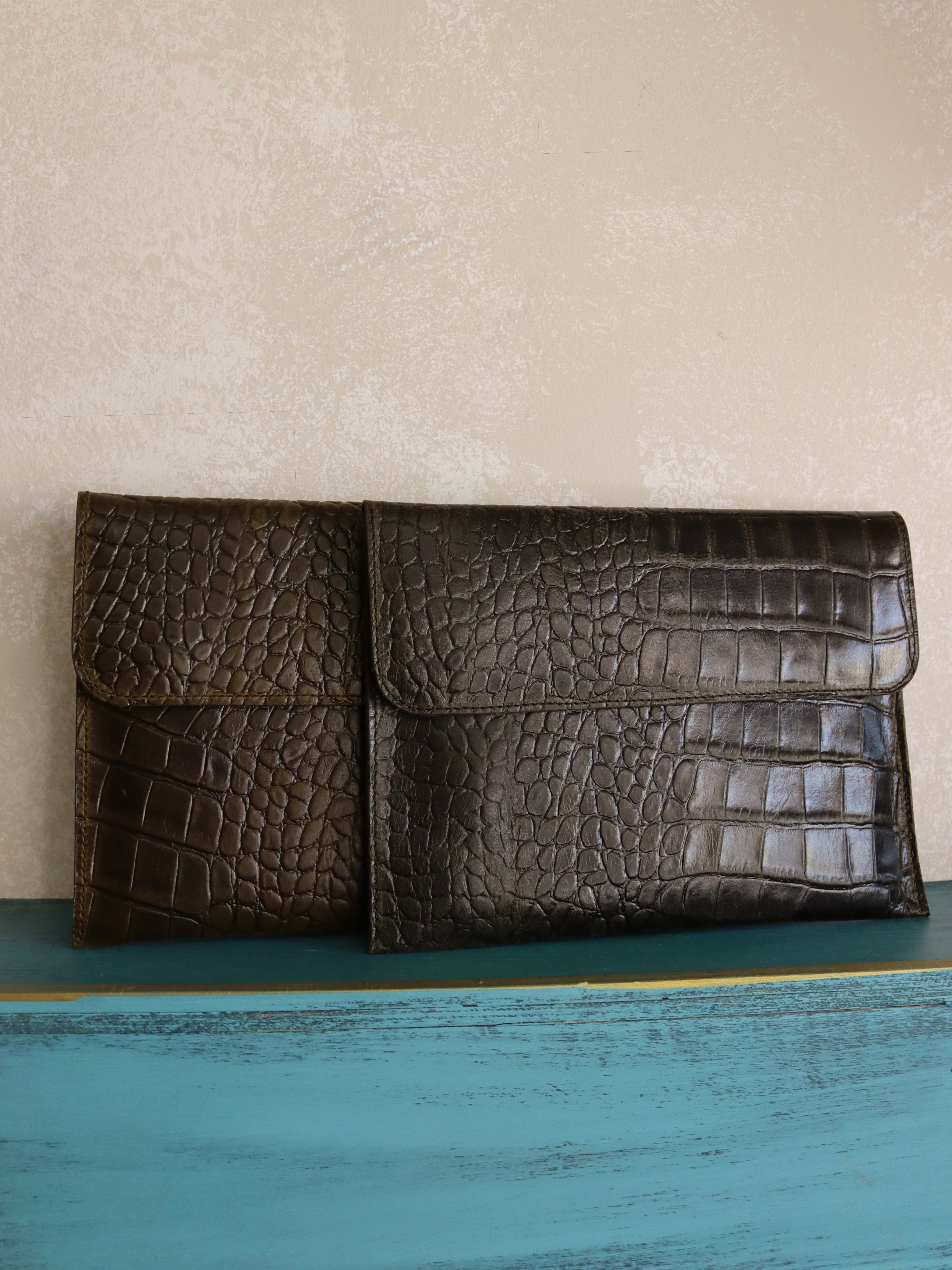 Crocodile Clutch Rectangle