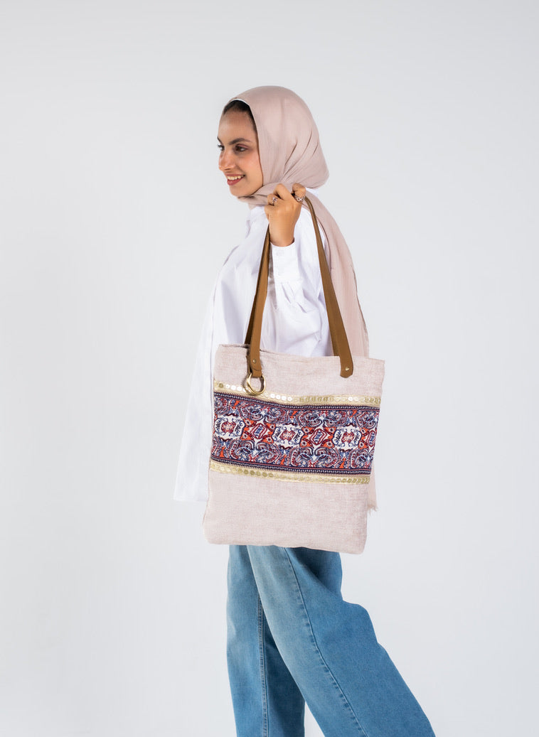 Beige Accessories Handbag style 4