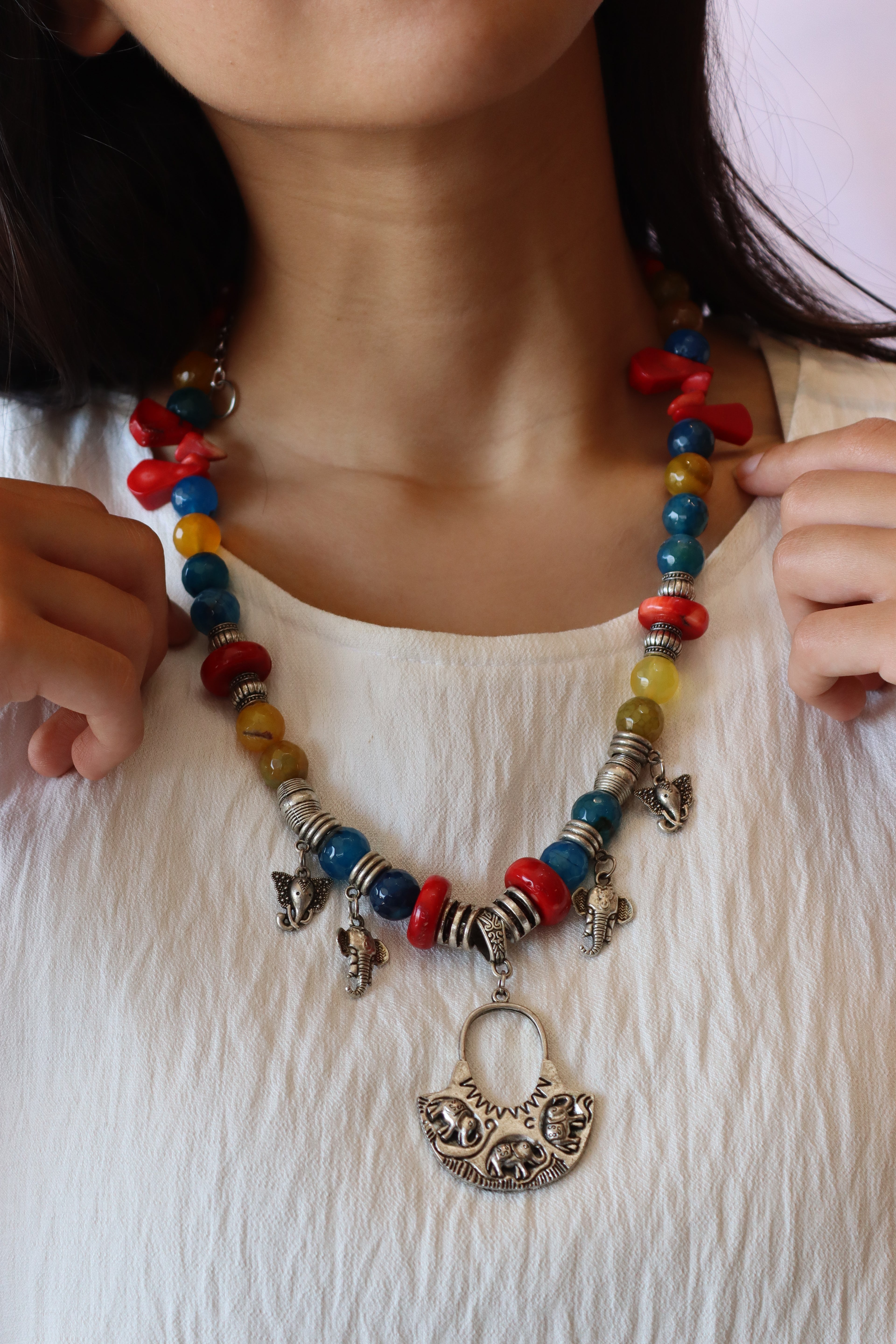 Elephant Herd necklace