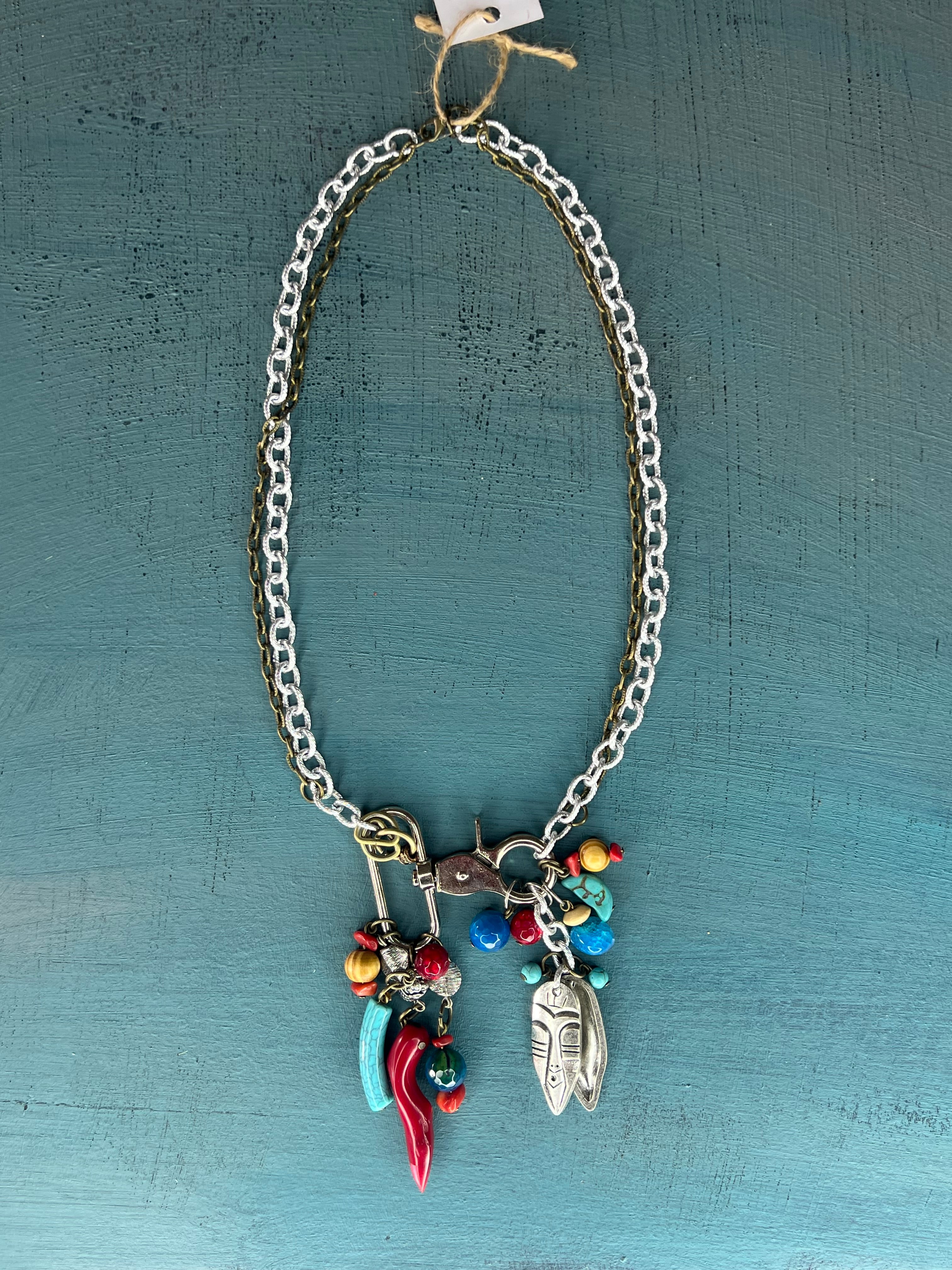 Vibrant heritage africano necklace
