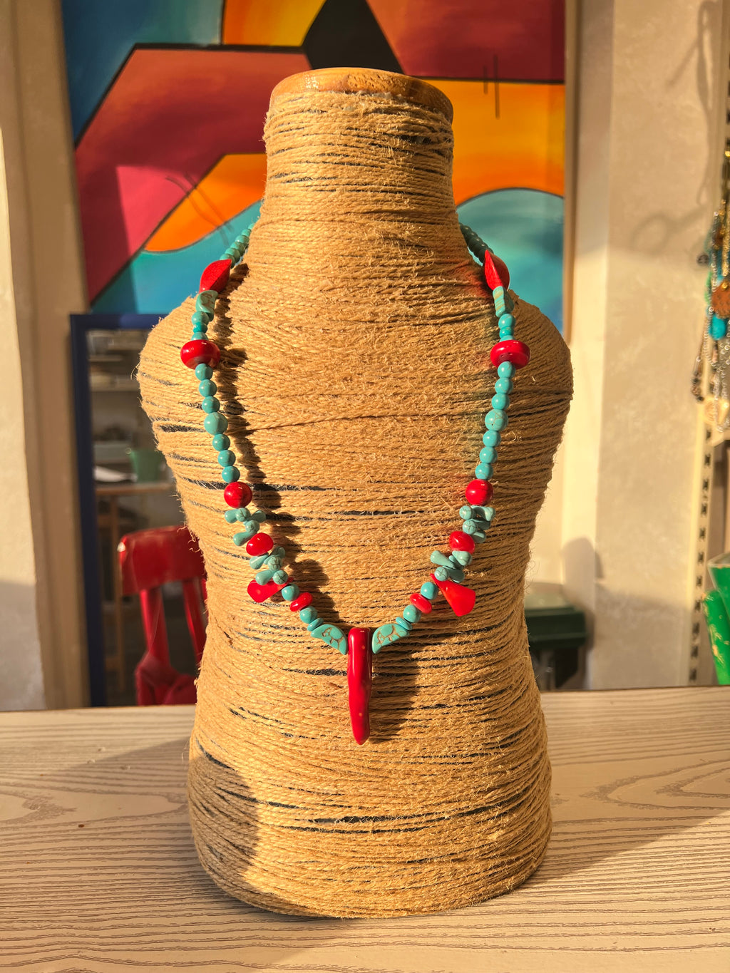 fayrouz and morgan stone necklace J264