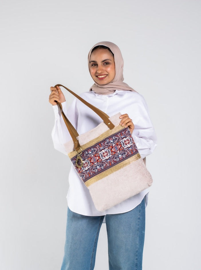 Beige Accessories Handbag style 4