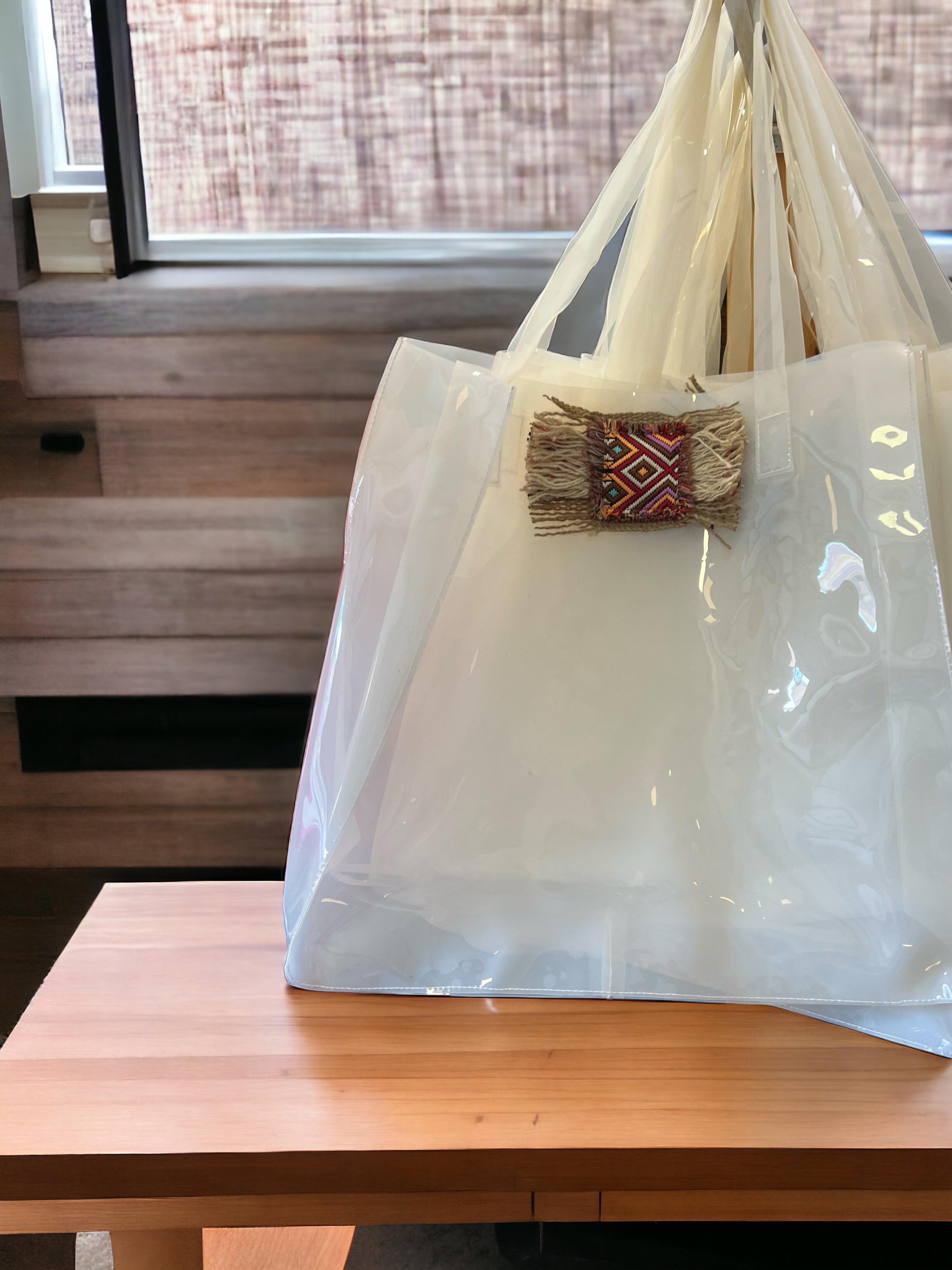 White transparent Bag 40*45*10