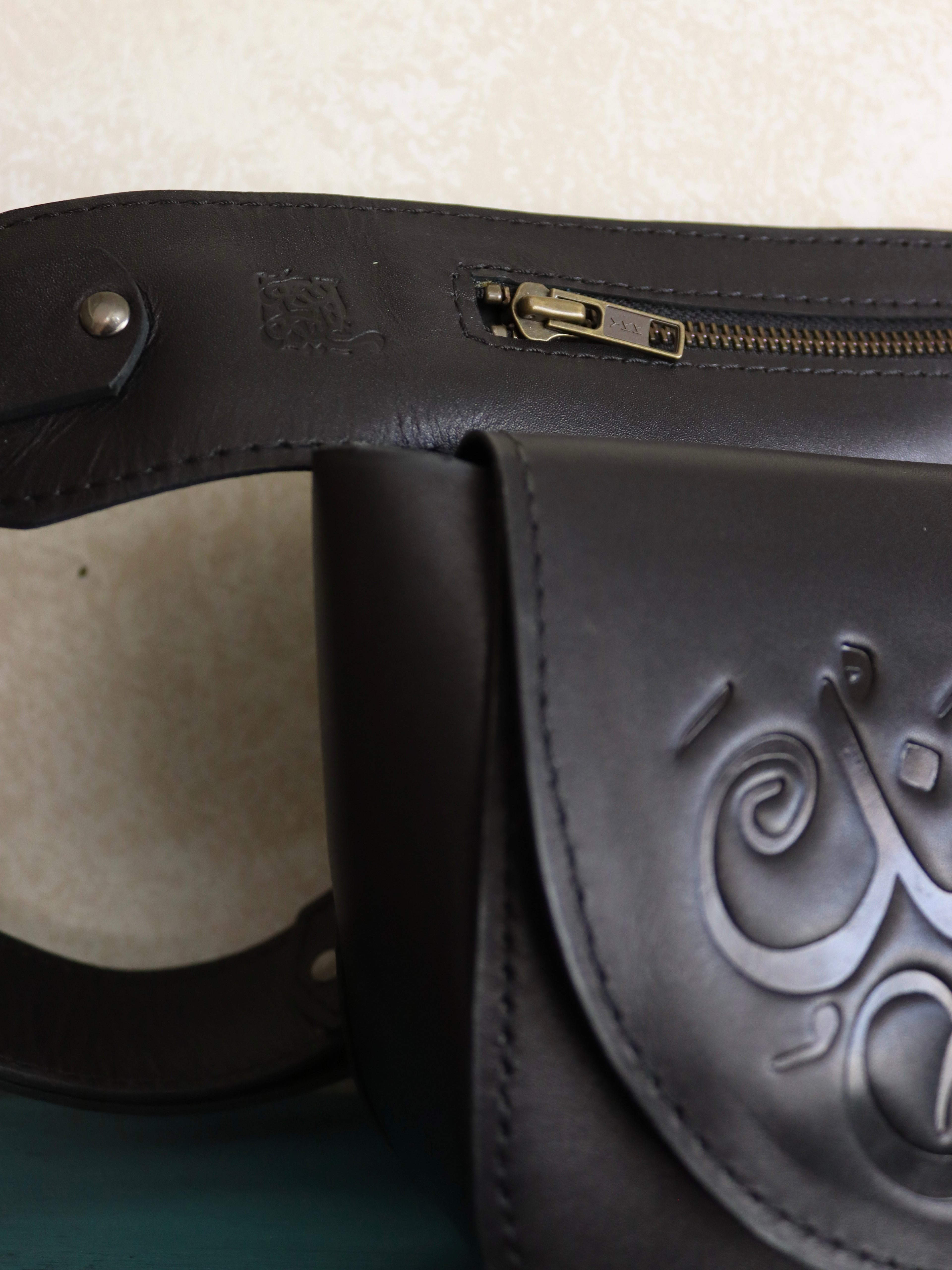 Belt bag calligraphy