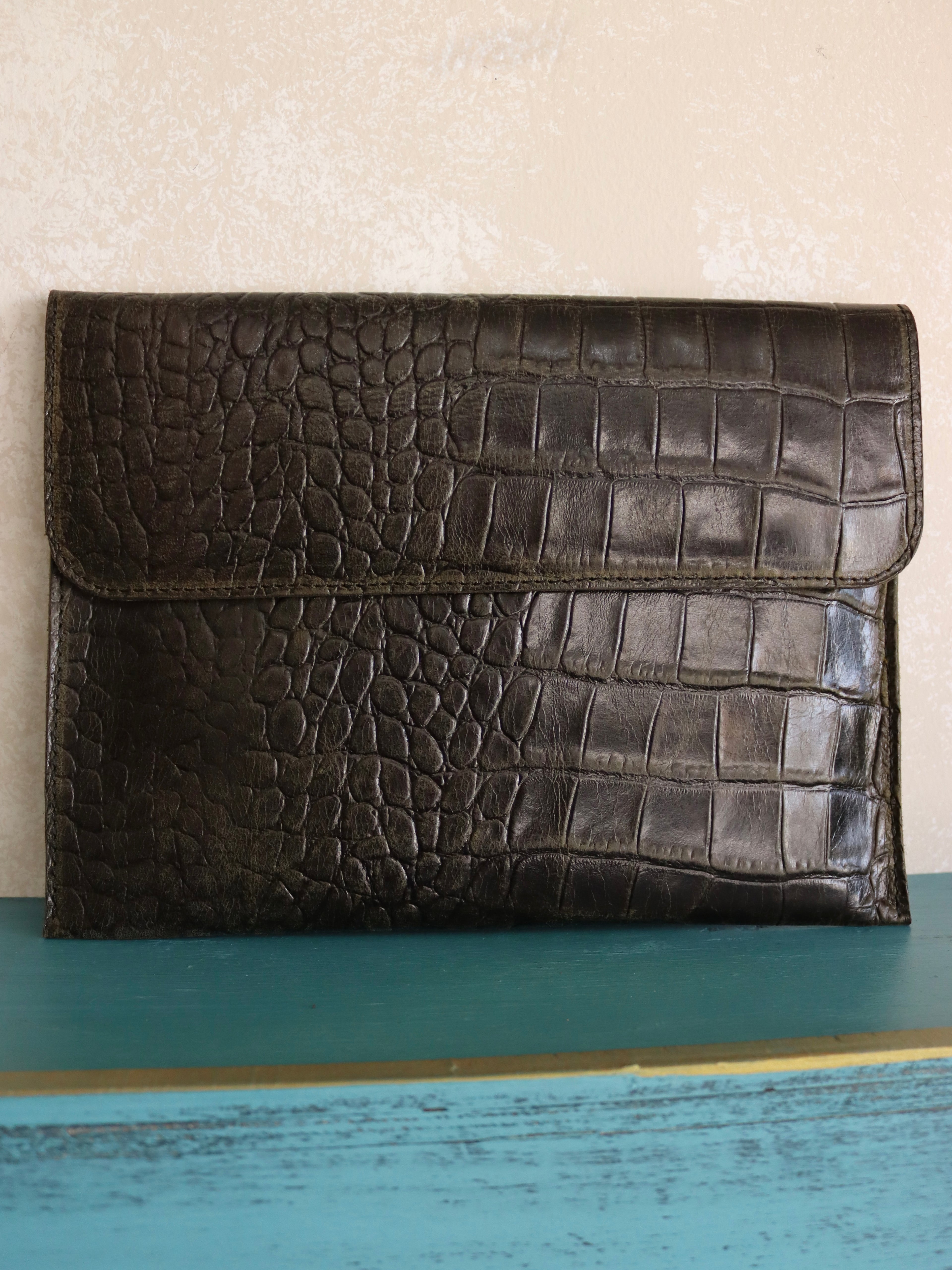 Crocodile Clutch Rectangle