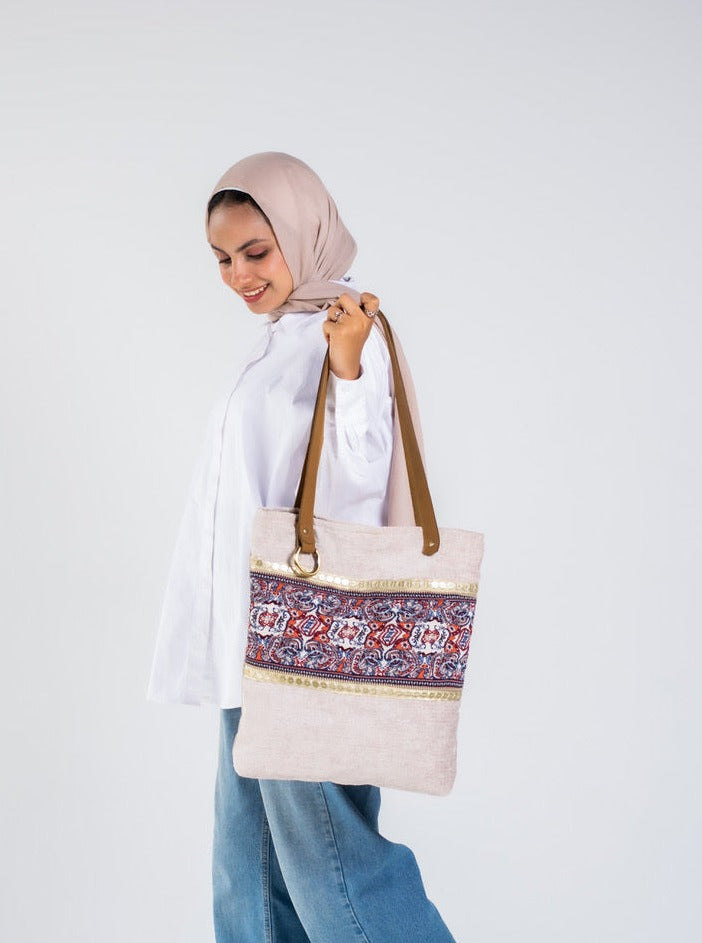 Beige Accessories Handbag style 4