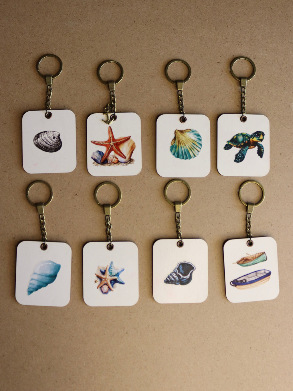 Sea life keychains