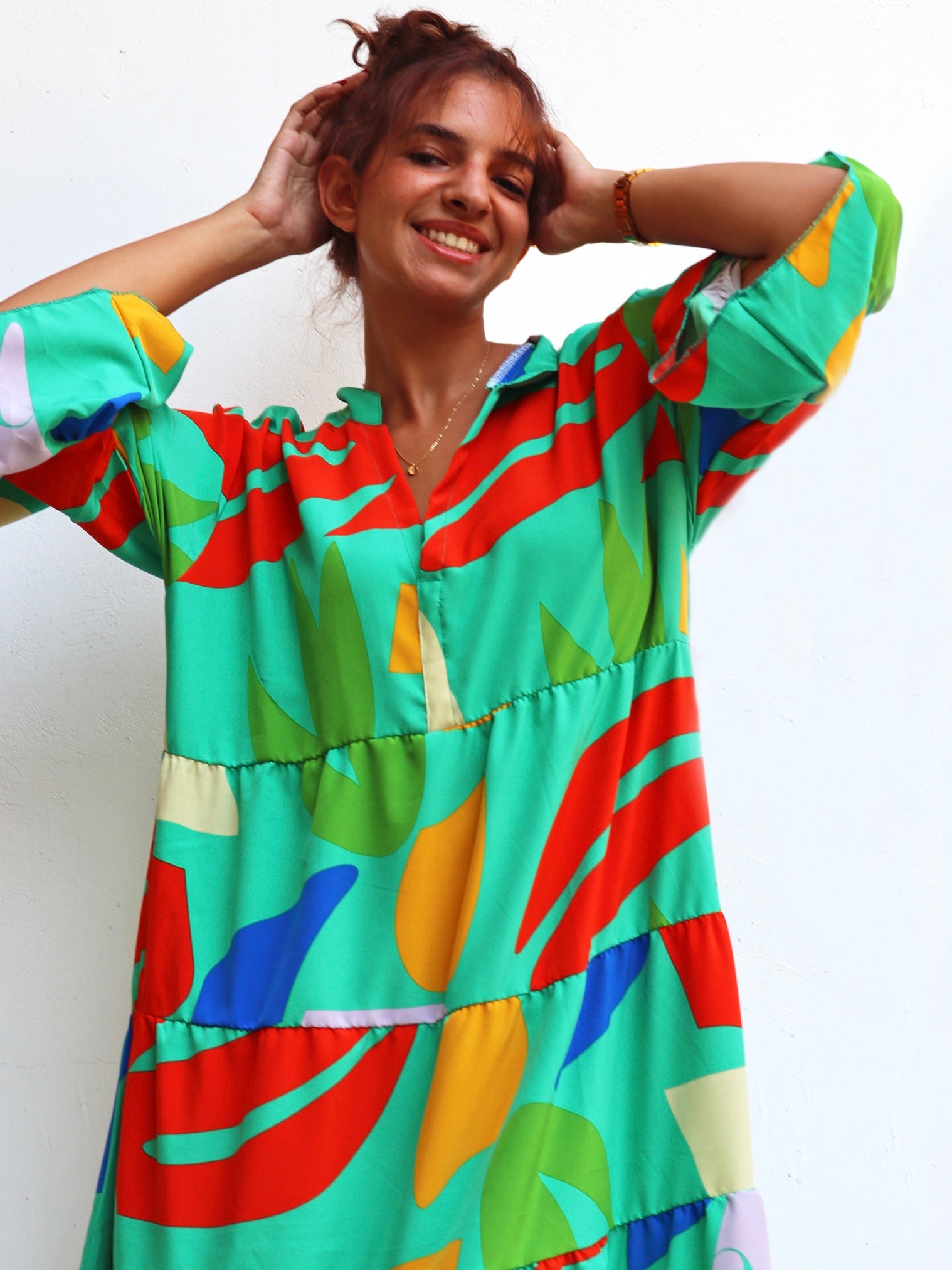 green design dress