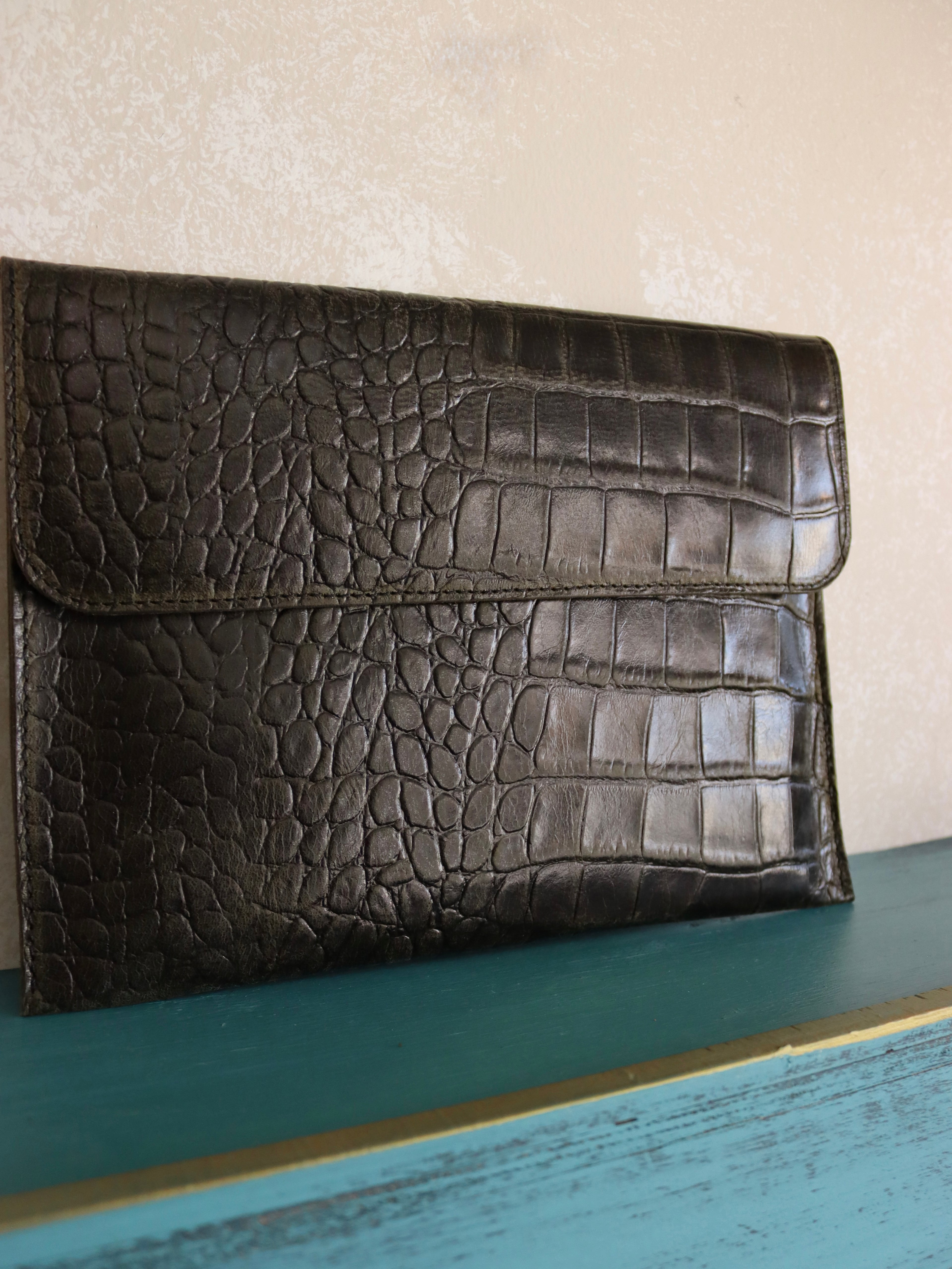 Crocodile Clutch Rectangle