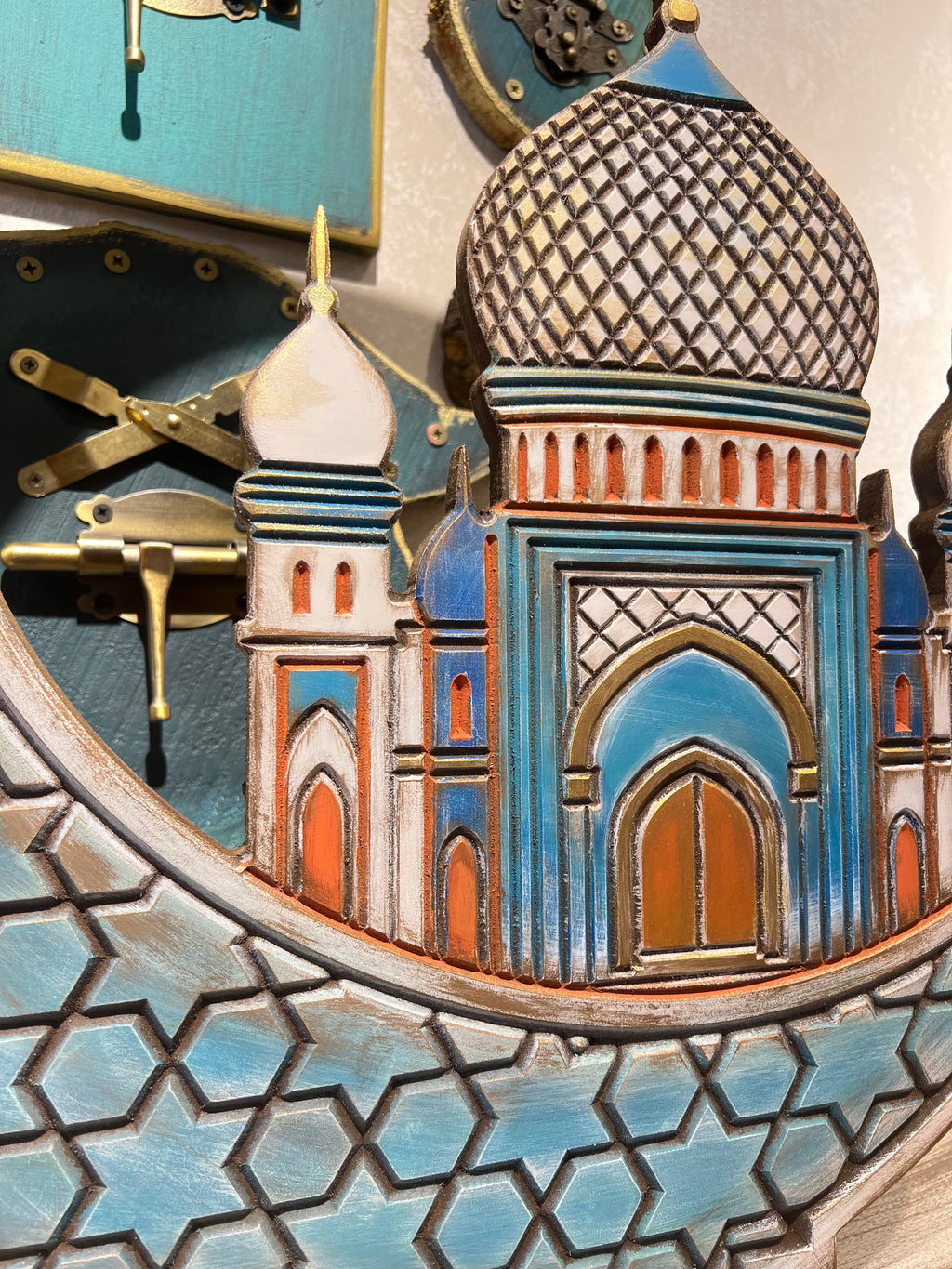 Helal El Mihrab in blue | Handmade Ramadan Decore