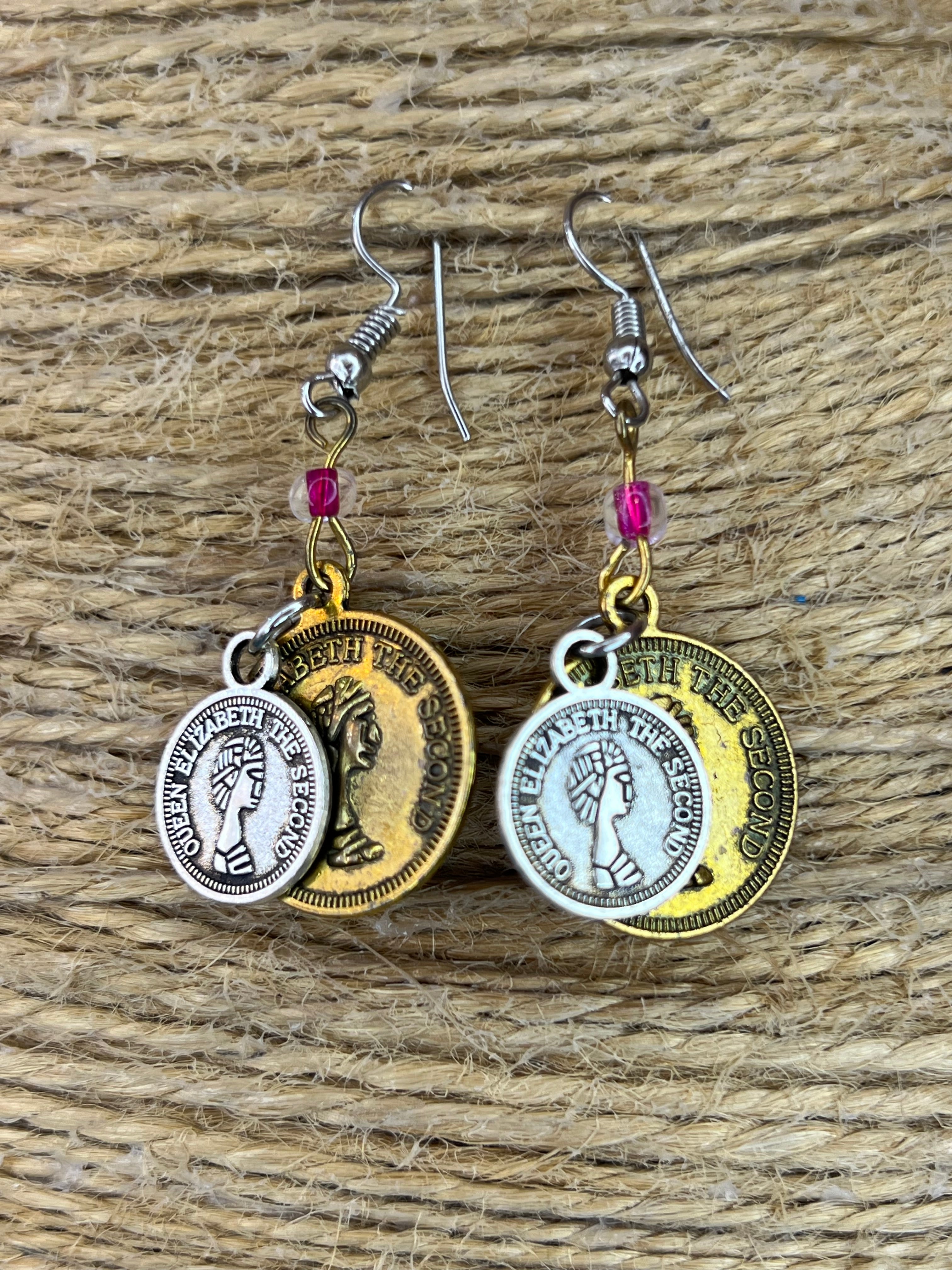 Vintage Coin earrings
