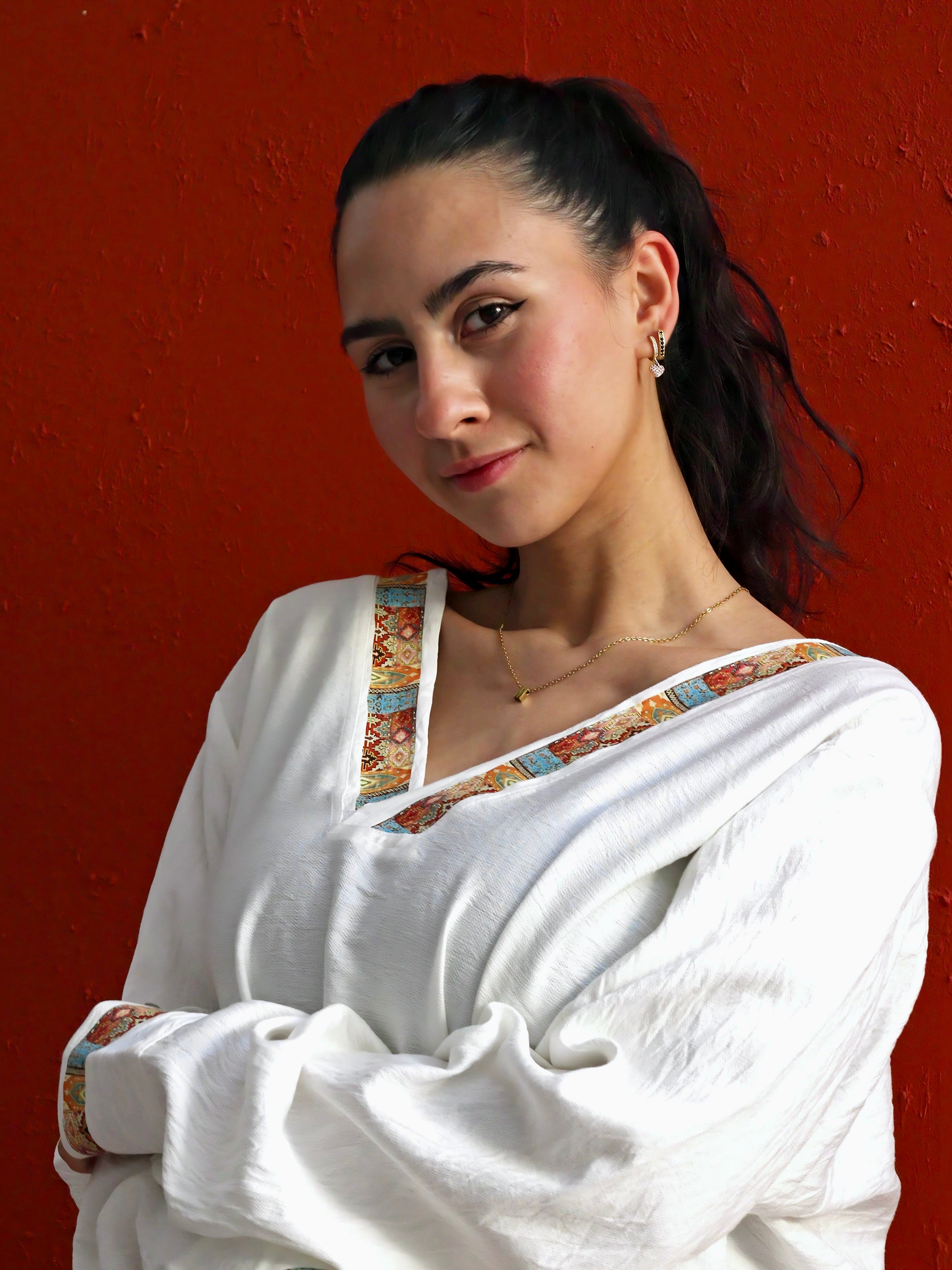 White Blouse Design 2