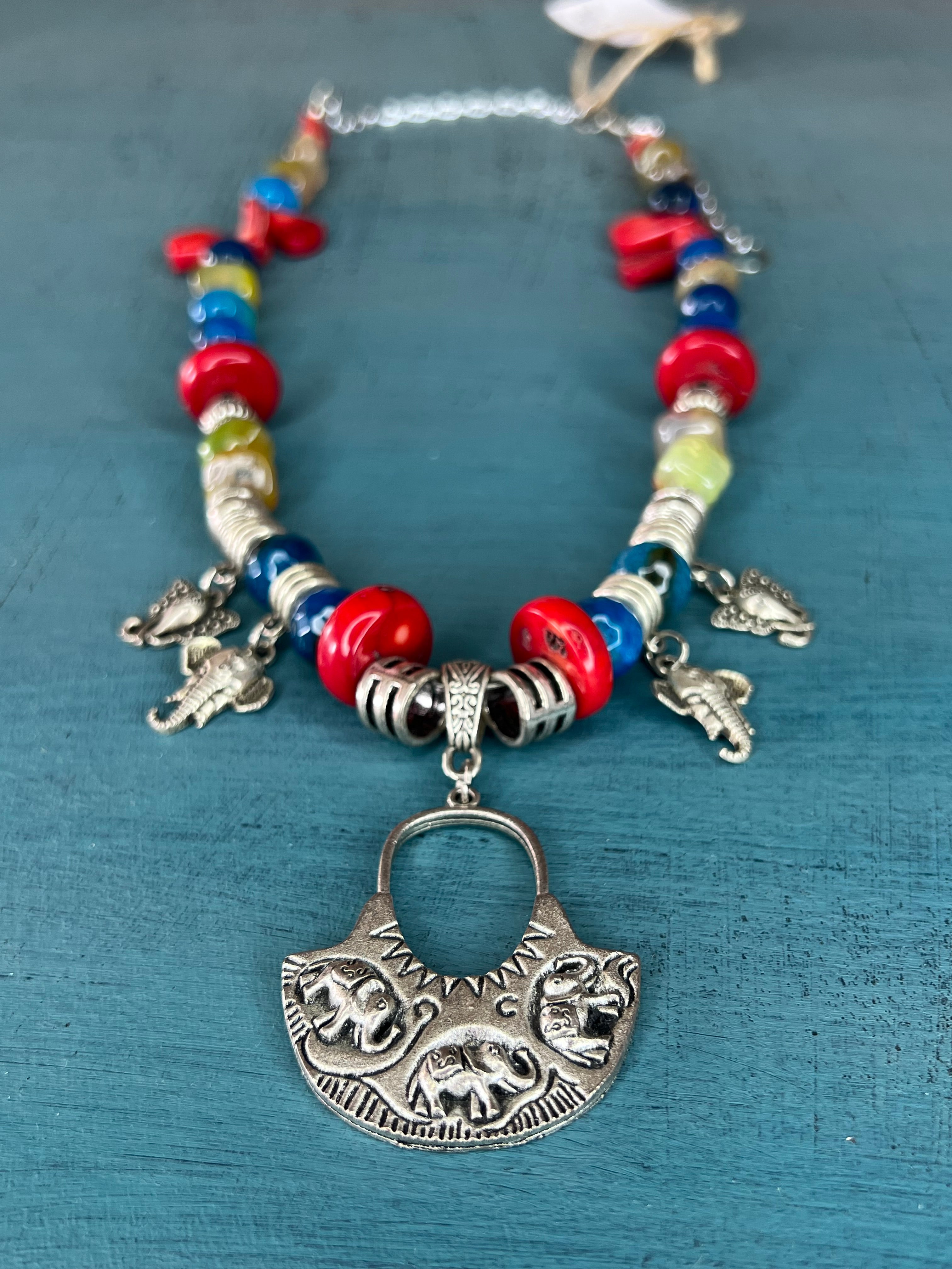 Elephant Herd necklace