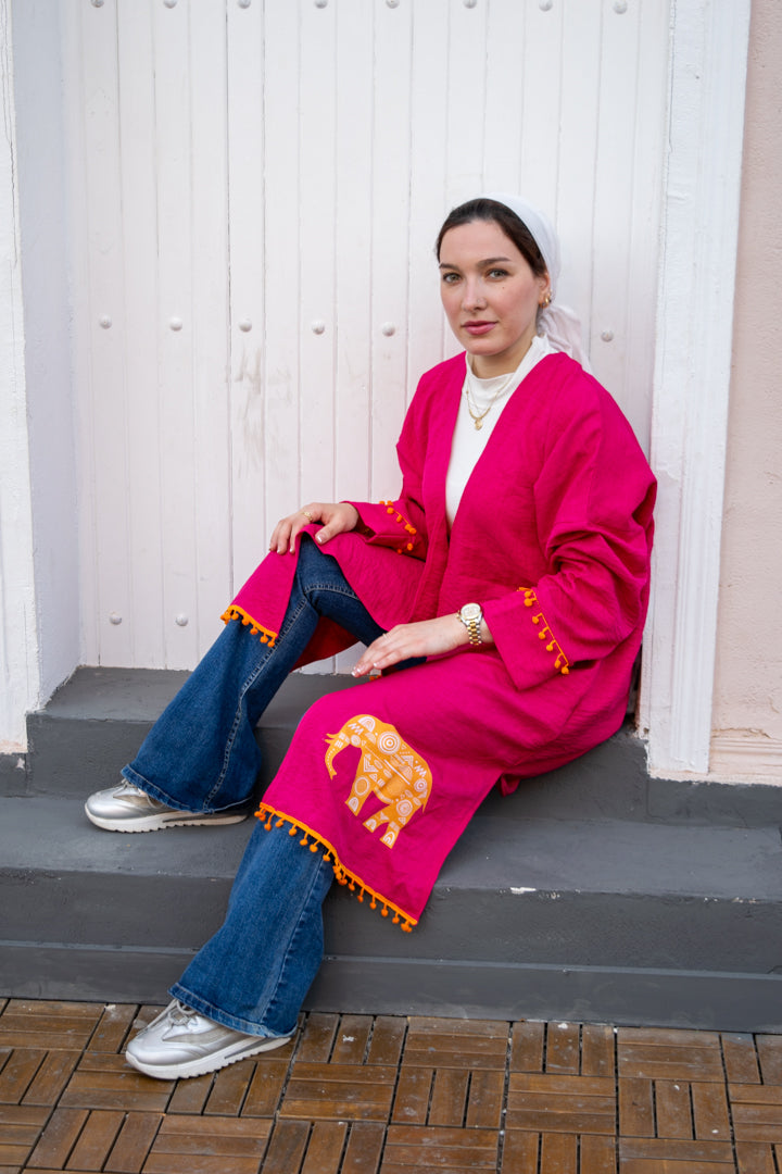 Bastag P-Elephant Cardigan Free Size