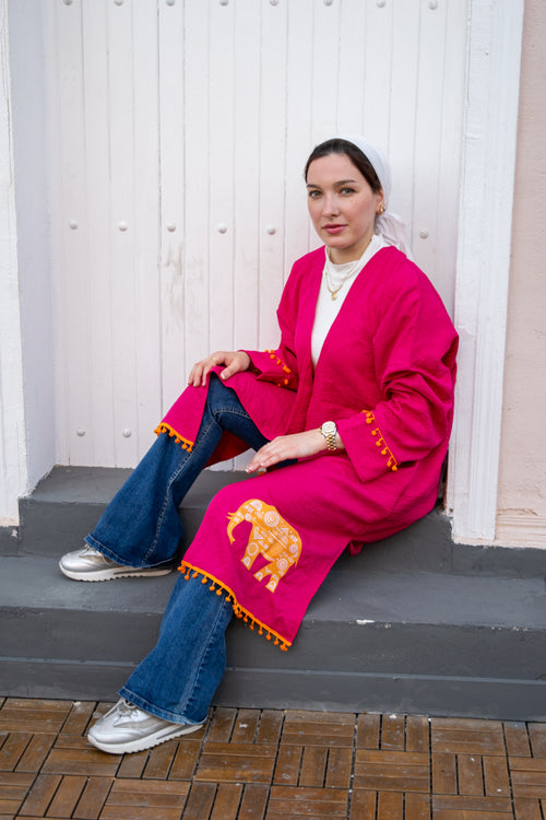 Bastag P-Elephant Cardigan Free Size
