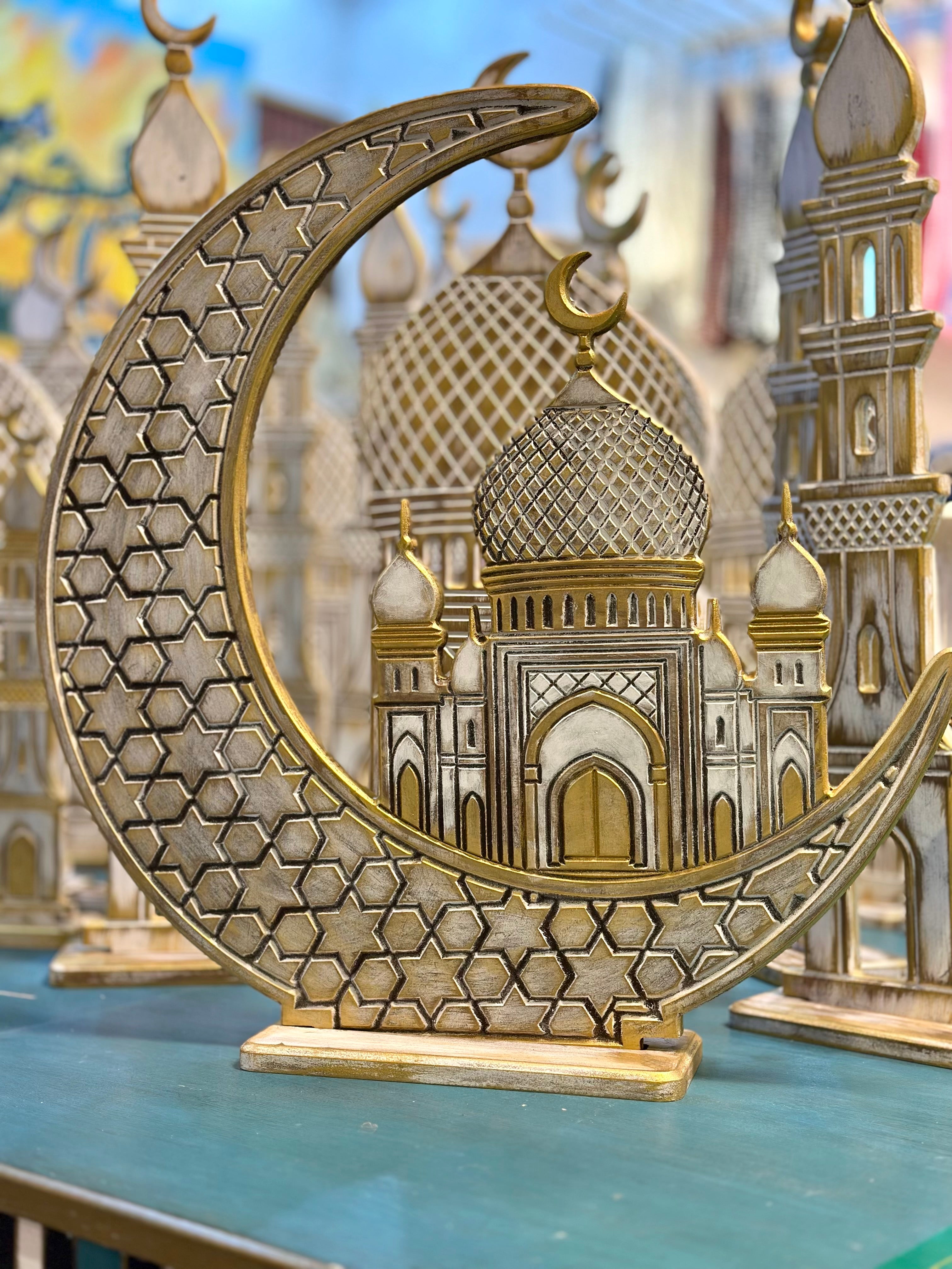 Helal El Mihrab in white | Handmade Ramadan Decore