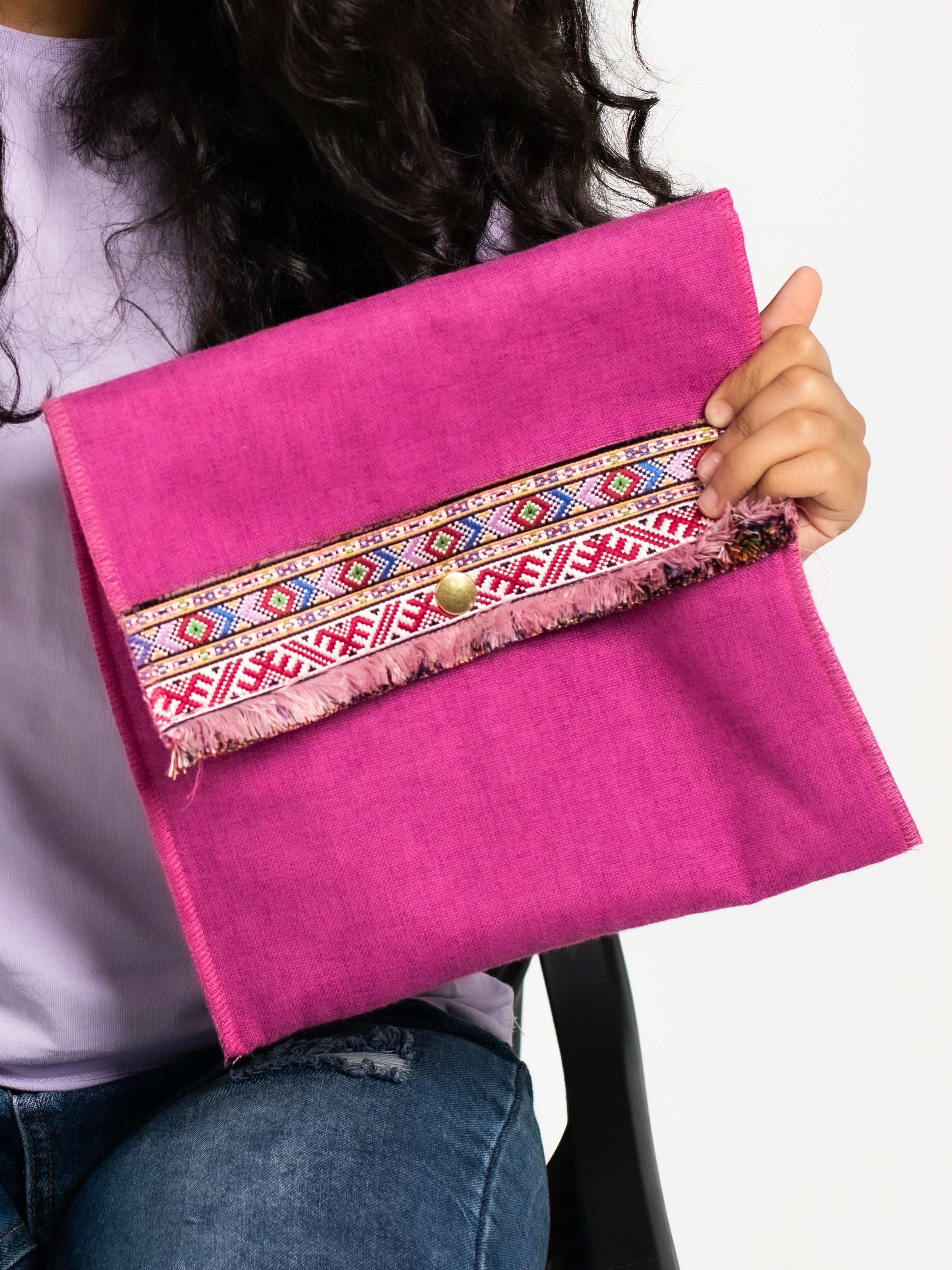 Small Pink Fabric Bag