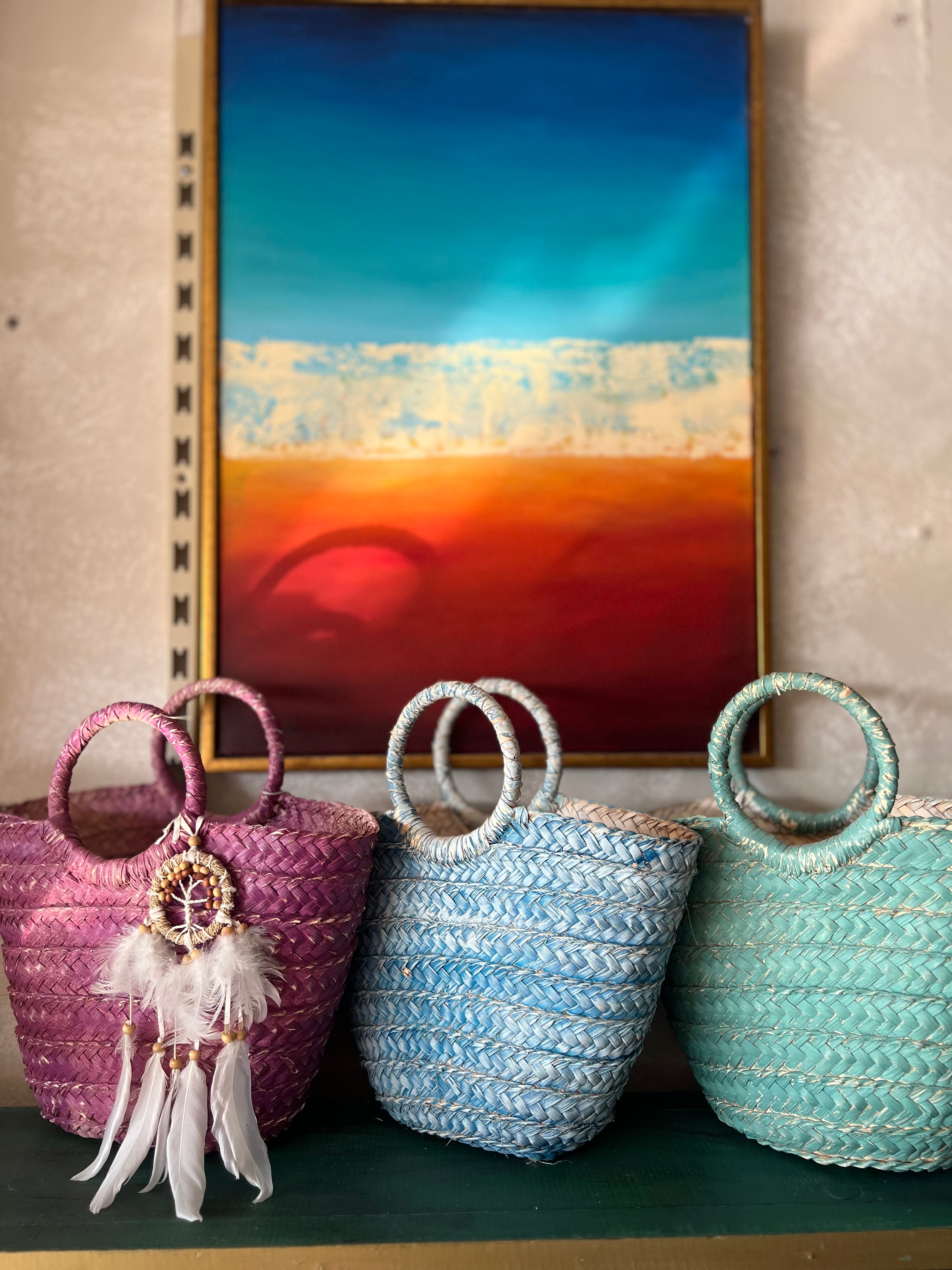 wicker bag | Medium-sized