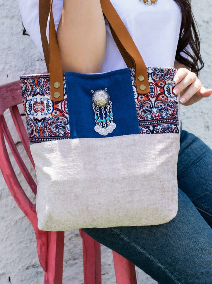 Beige Accessories Handbag style 3