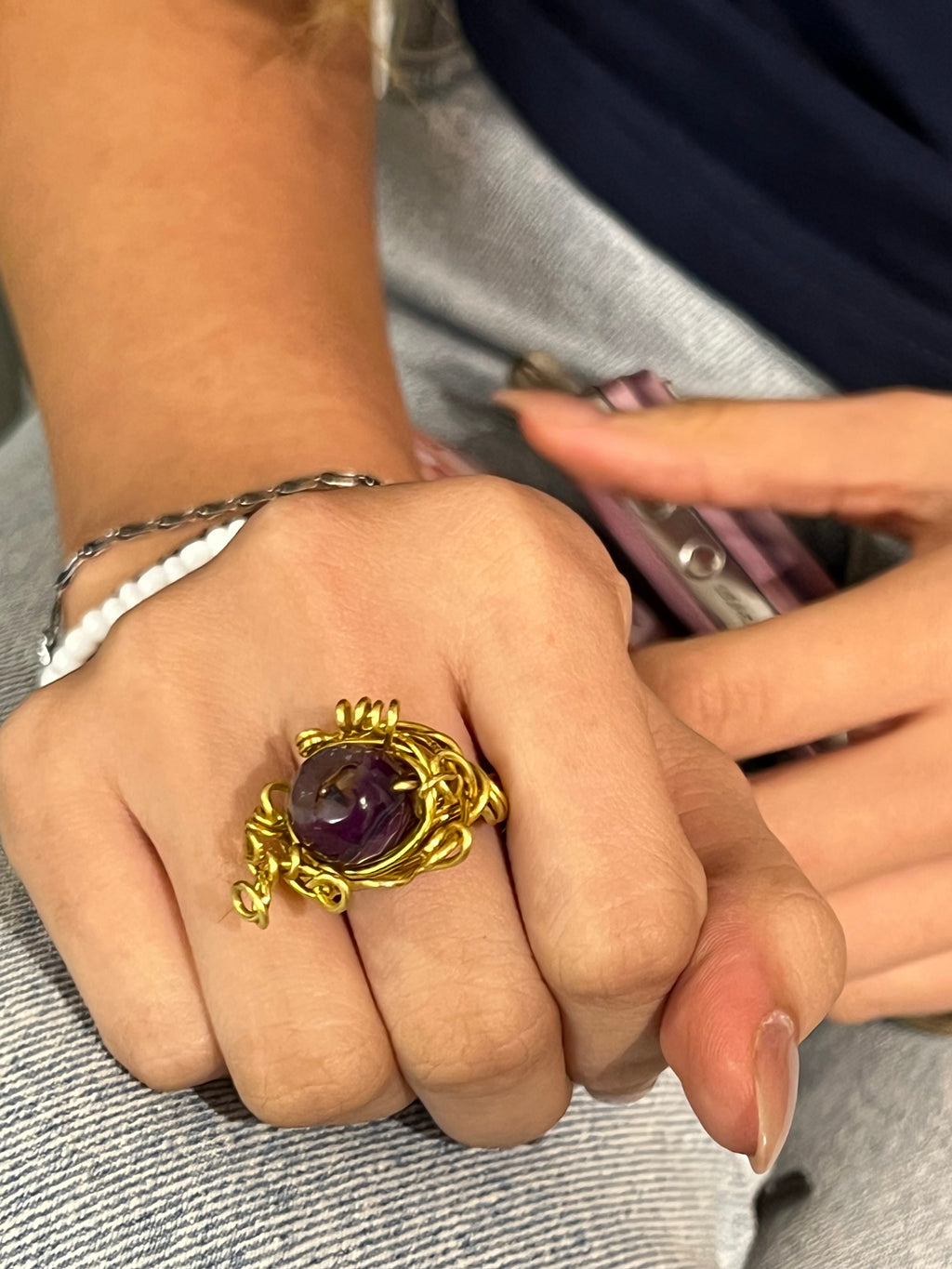Wire jewelry making workshop