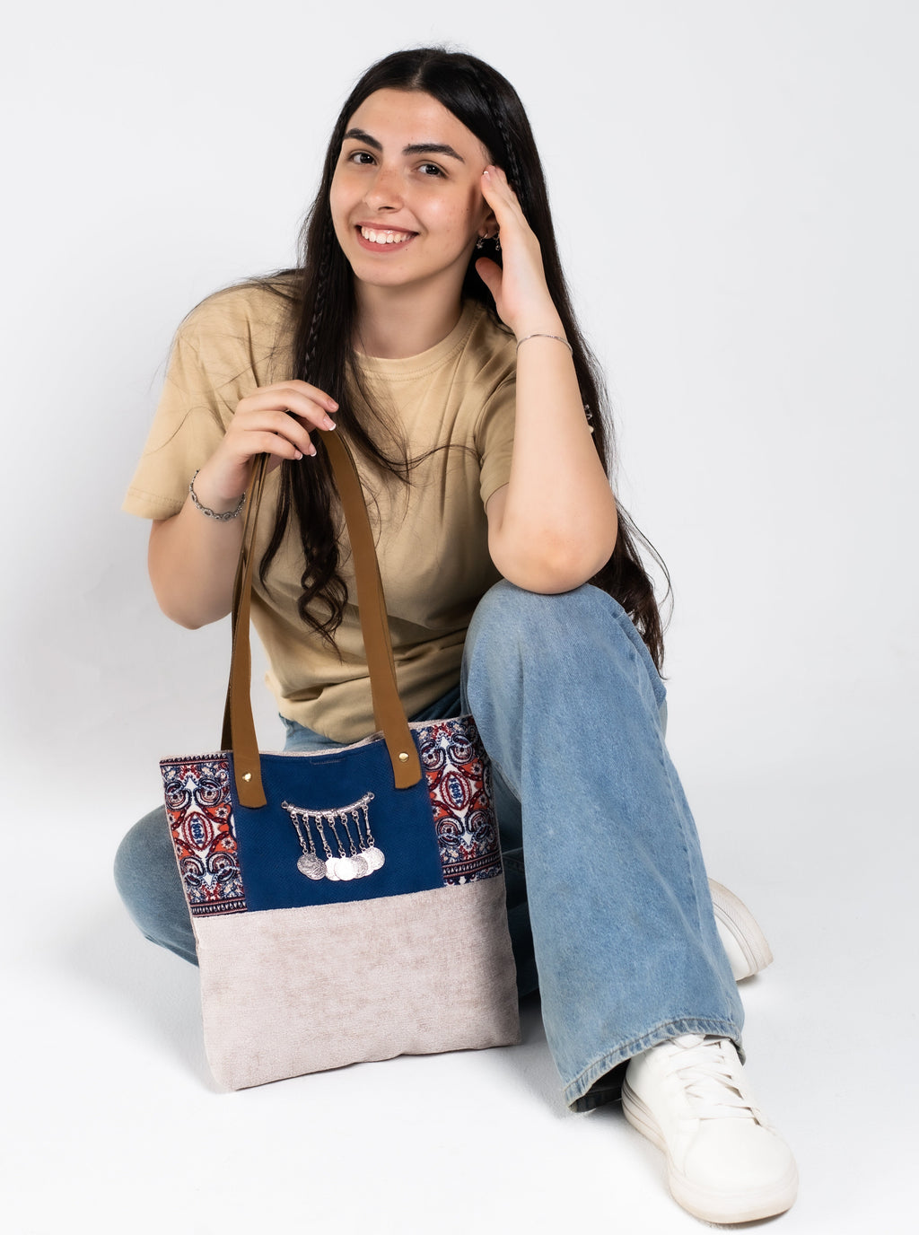 Beige Accessories Handbag style 1
