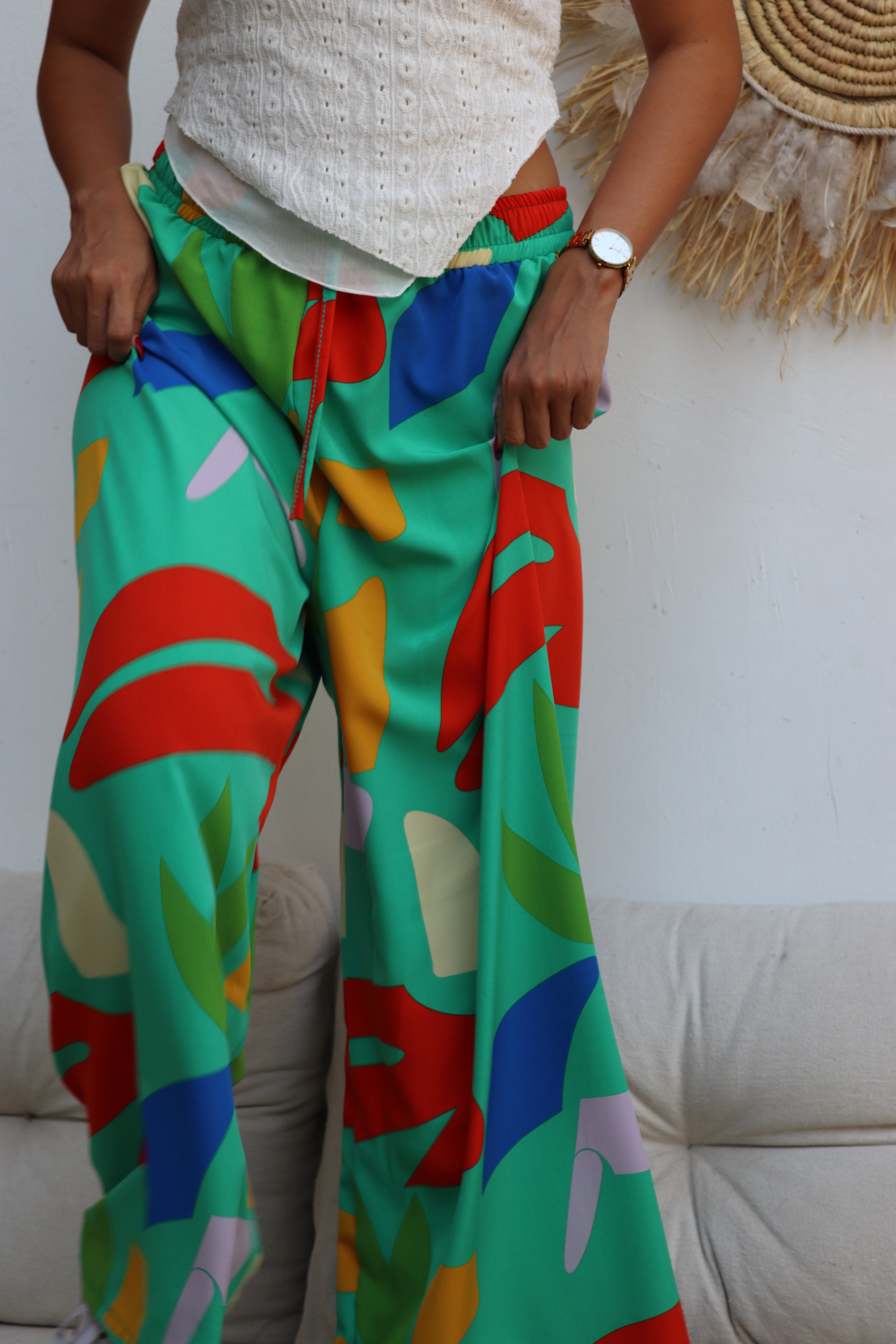 green design pants