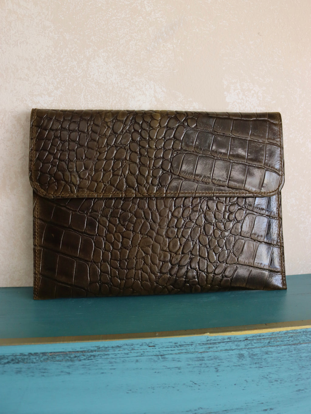 Crocodile Clutch Rectangle
