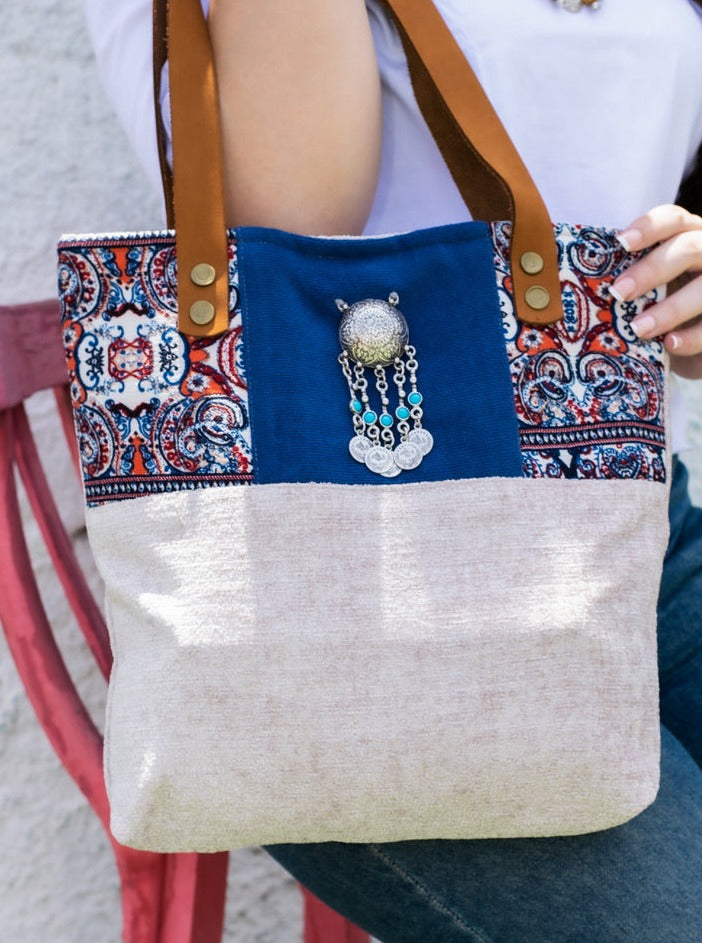 Beige Accessories Handbag style 3