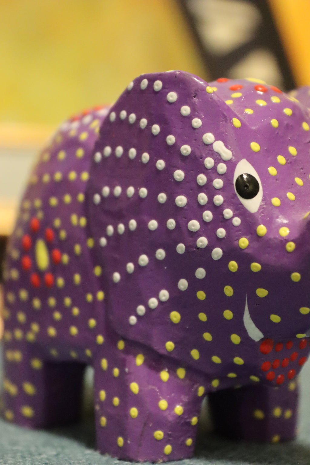 big size wooden elephant