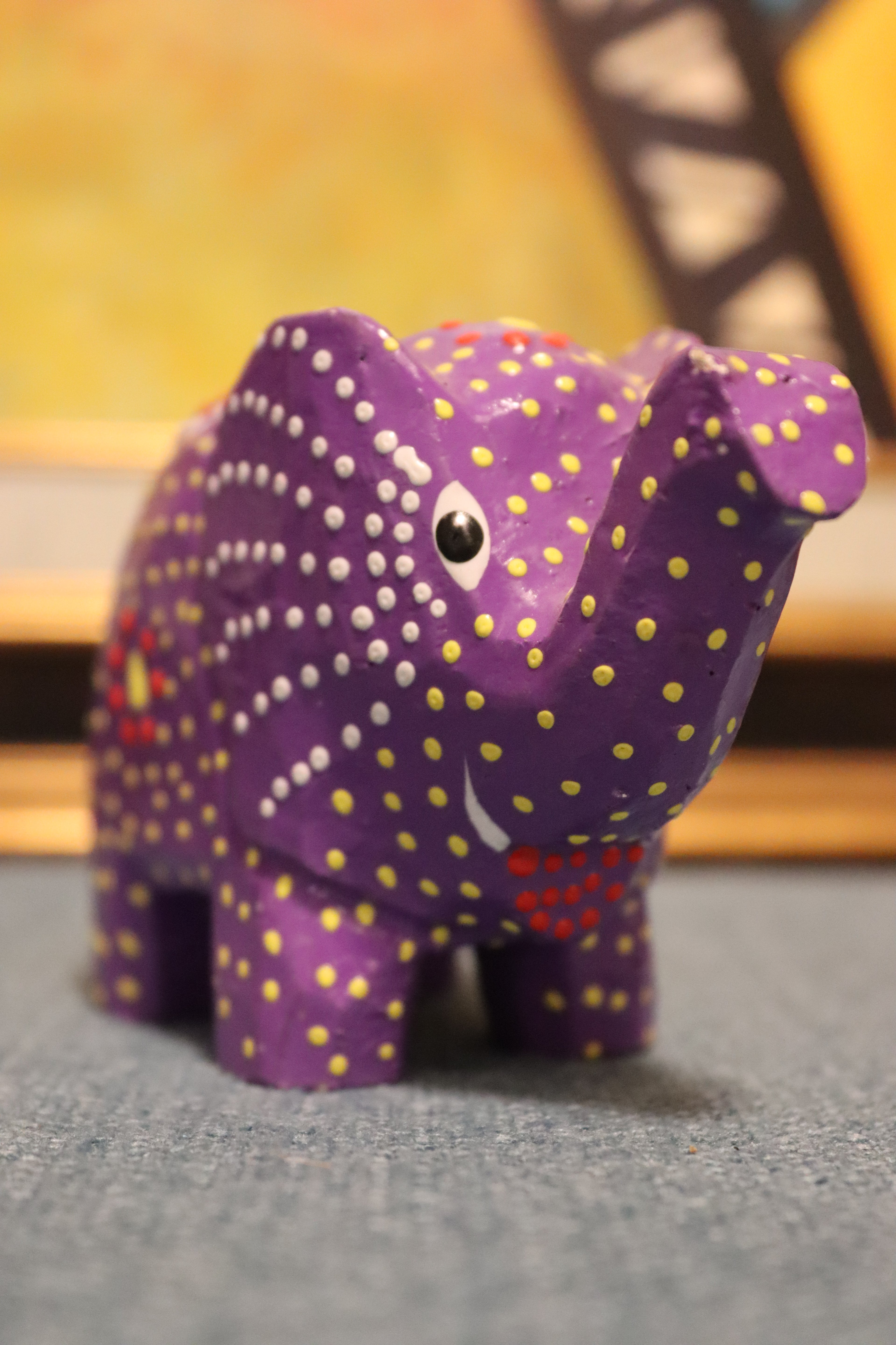 big size wooden elephant