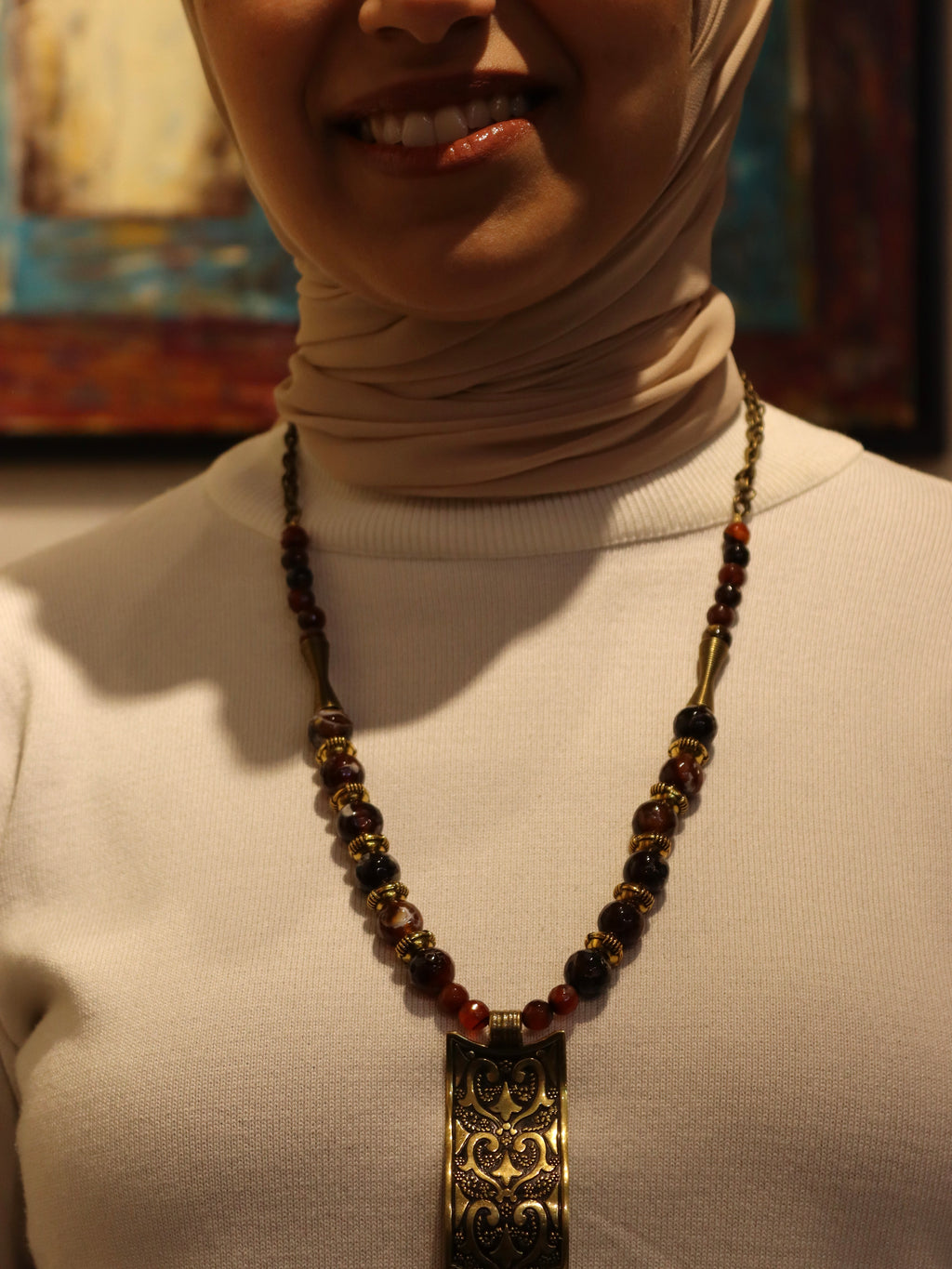 Golden Dune - Handemade Boho necklace | Egyptian inspired