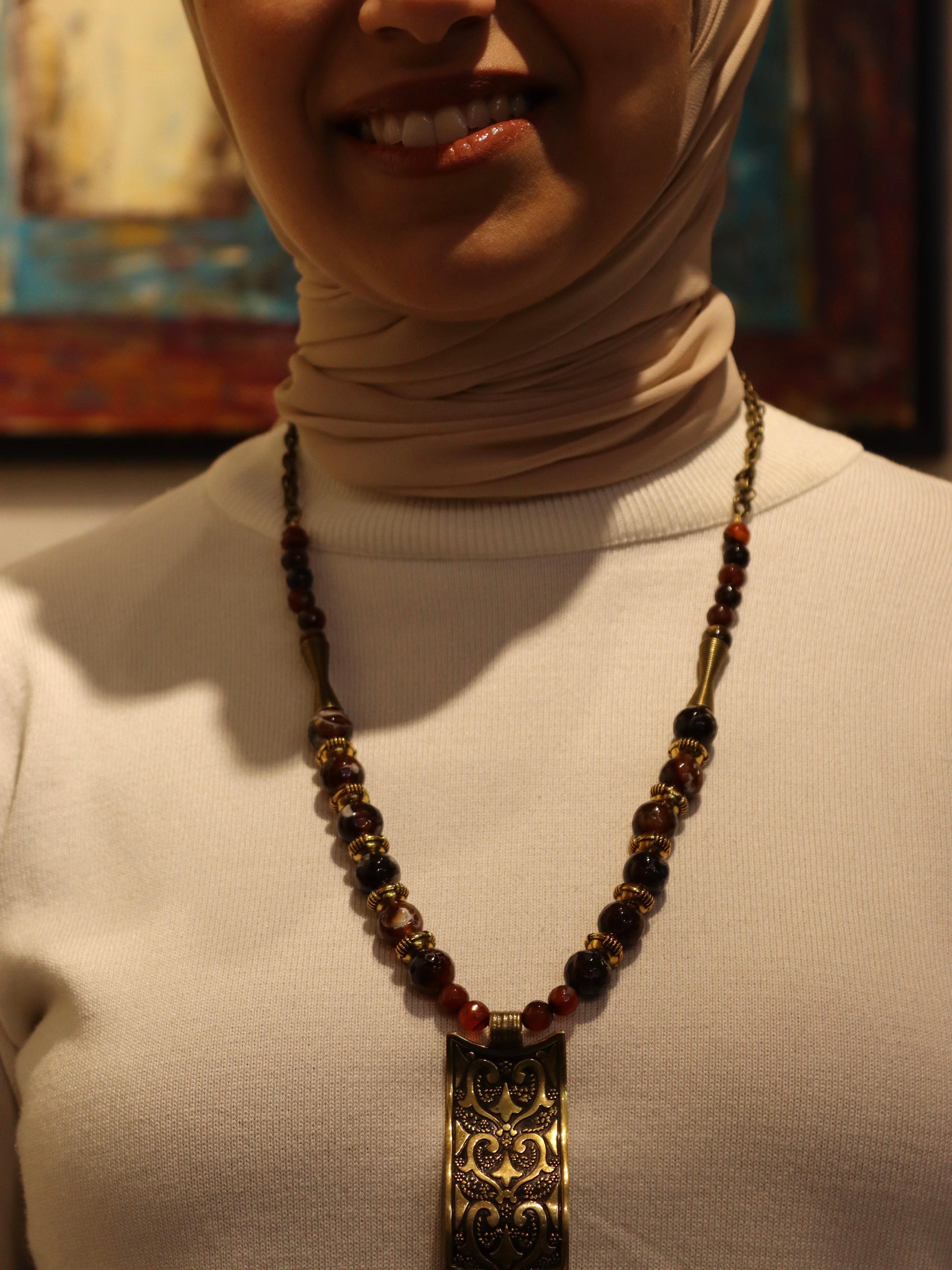 Golden Dune - Handemade Boho necklace | Egyptian inspired