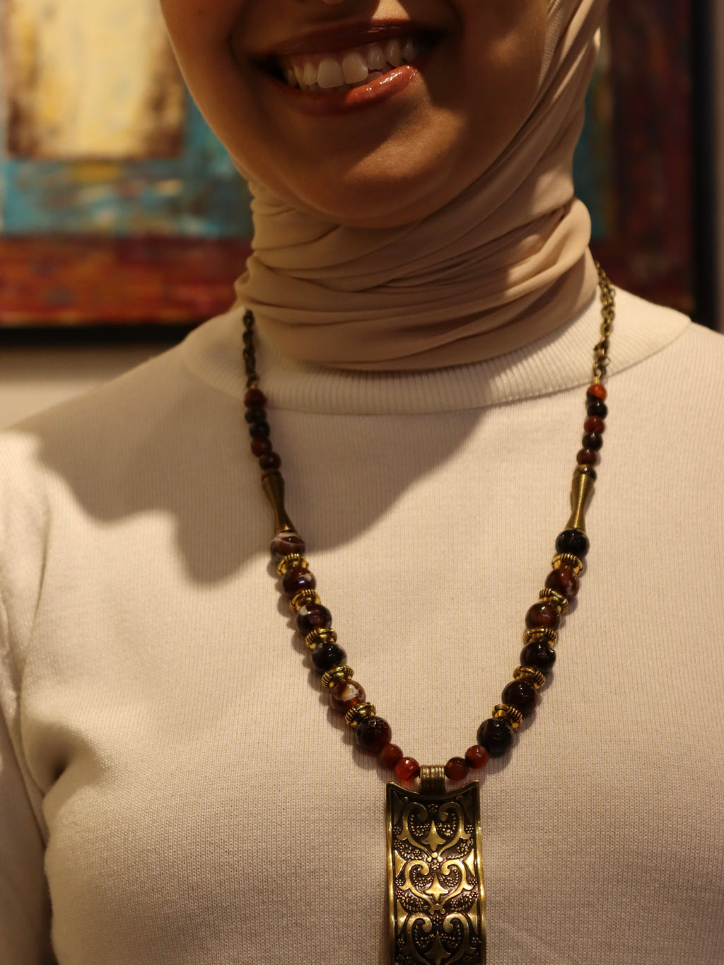 Golden Dune - Handemade Boho necklace | Egyptian inspired