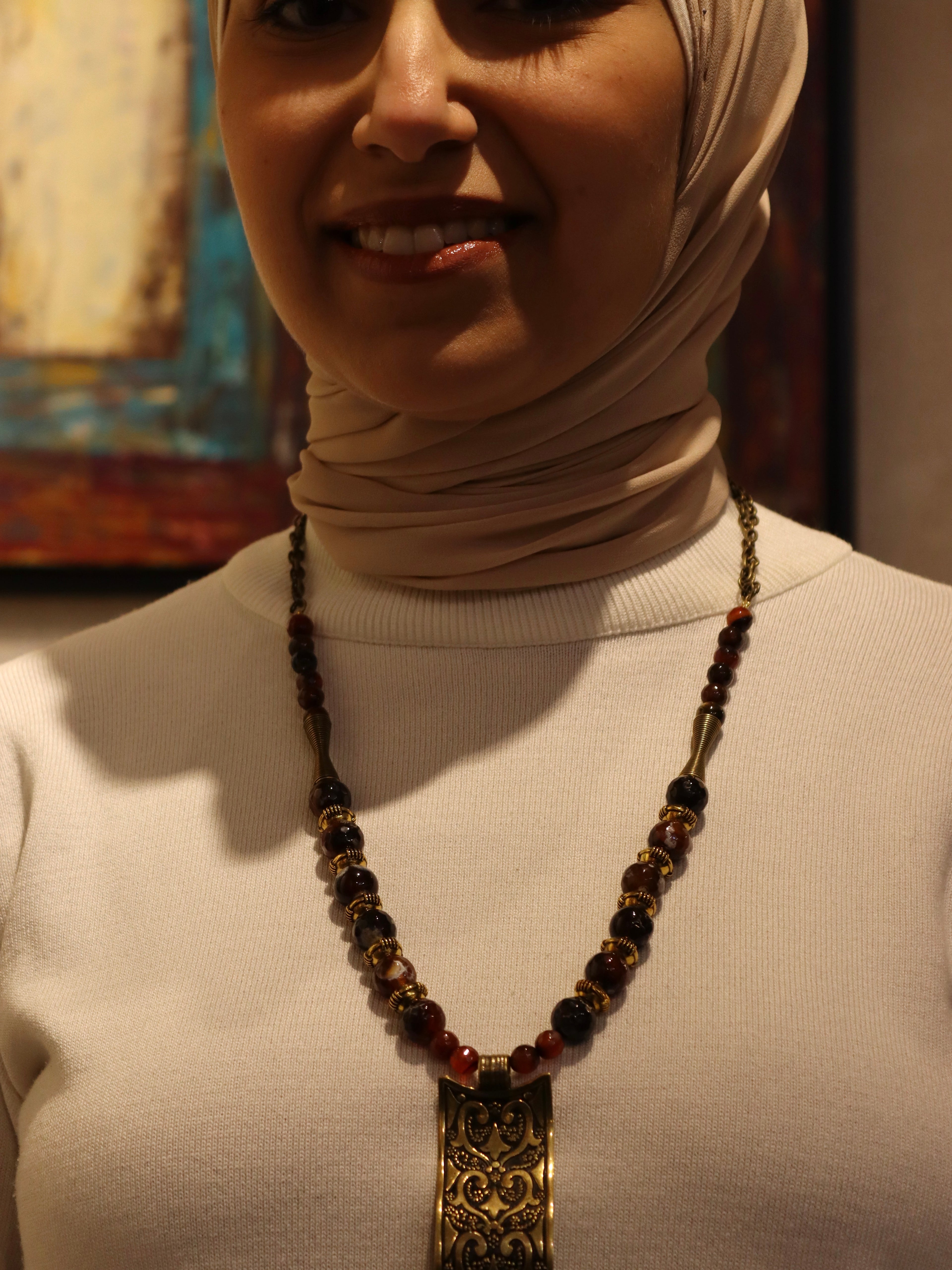 Golden Dune - Handemade Boho necklace | Egyptian inspired